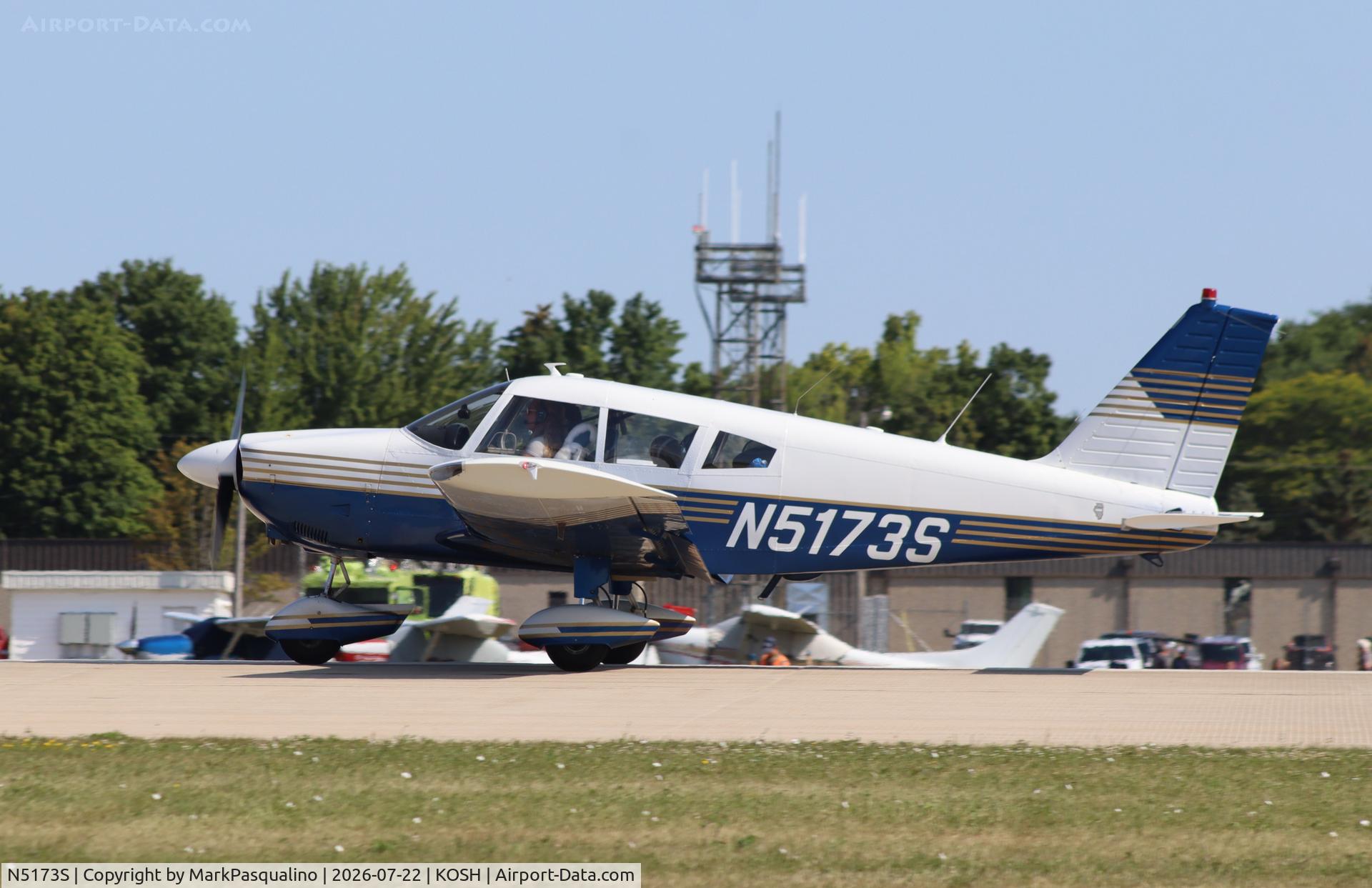 Aircraft N5173S, 1970 Piper PA-28-180, c/n 28-7105027, Piper PA-28-180, at KOSH, photo by MarkPasqualino