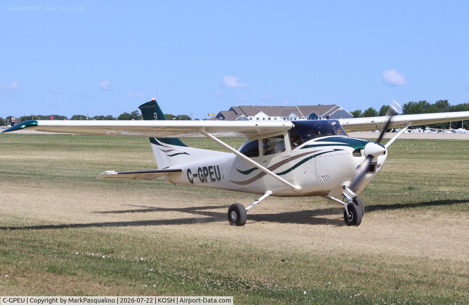 Aircraft C-GPEU, 1973 Cessna 182P Skylane, c/n 18261788, Cessna 182P, at KOSH, photo by MarkPasqualino