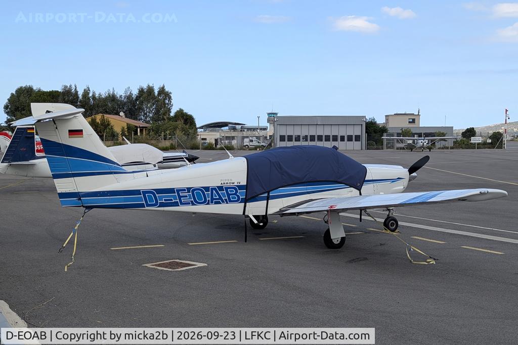 Aircraft D-EOAB, Piper PA-28RT-201 Arrow IV, c/n 28R-8218013, Parked, at LFKC, photo by micka2b