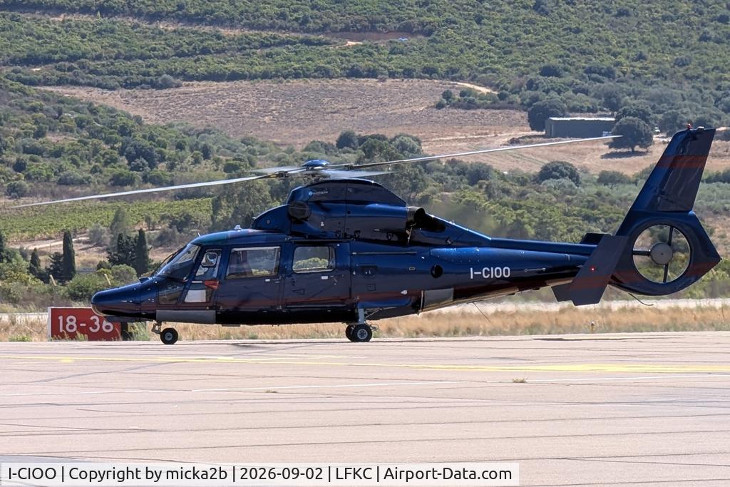 Aircraft I-CIOO, 2008 Eurocopter AS-365N-3 Dauphin 2, c/n 6820, Taxiing, at LFKC, photo by micka2b