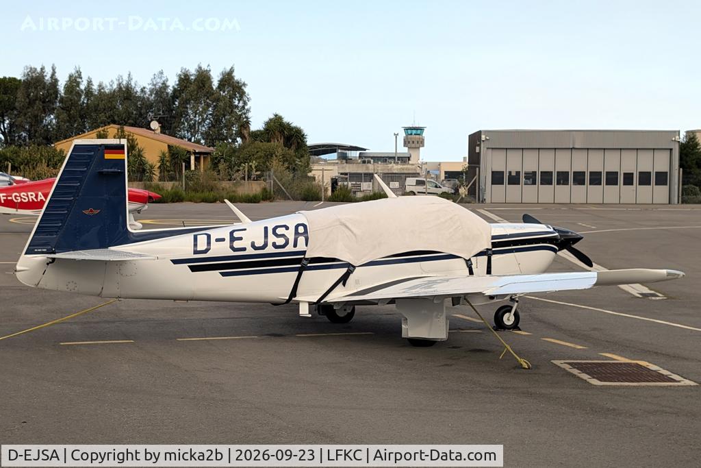 Aircraft D-EJSA, Mooney M20J 201 MSE 201, c/n 24-3348, Parked, at LFKC, photo by micka2b