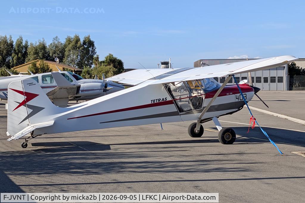 Aircraft F-JVNT, 2008 Humbert Tétras 912CSL, c/n 245, Parked, at LFKC, photo by micka2b