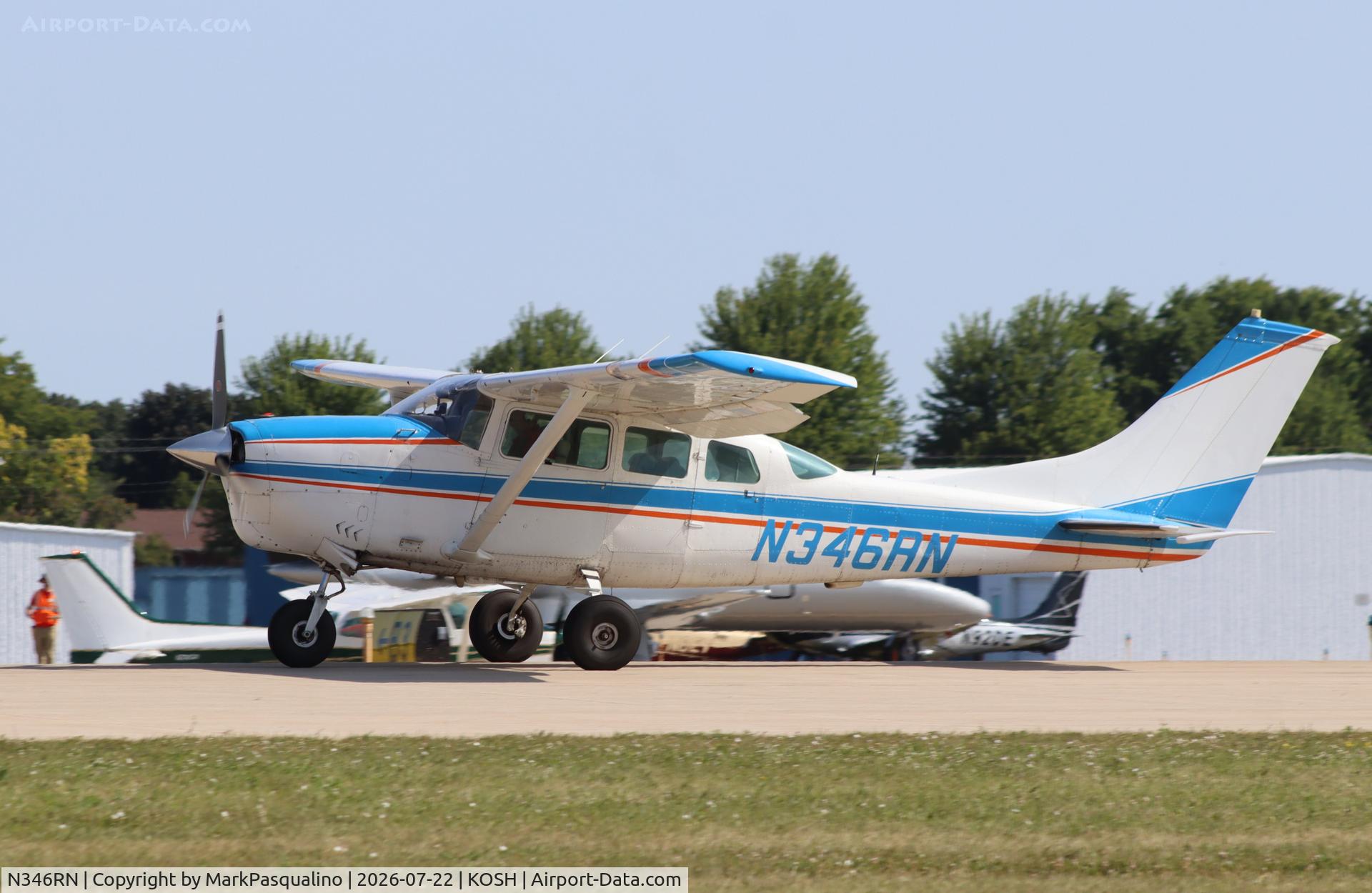 Aircraft N346RN, 1969 Cessna TP206D Turbo Super Skylane, c/n P206-0567, Cessna TP206D, at KOSH, photo by MarkPasqualino