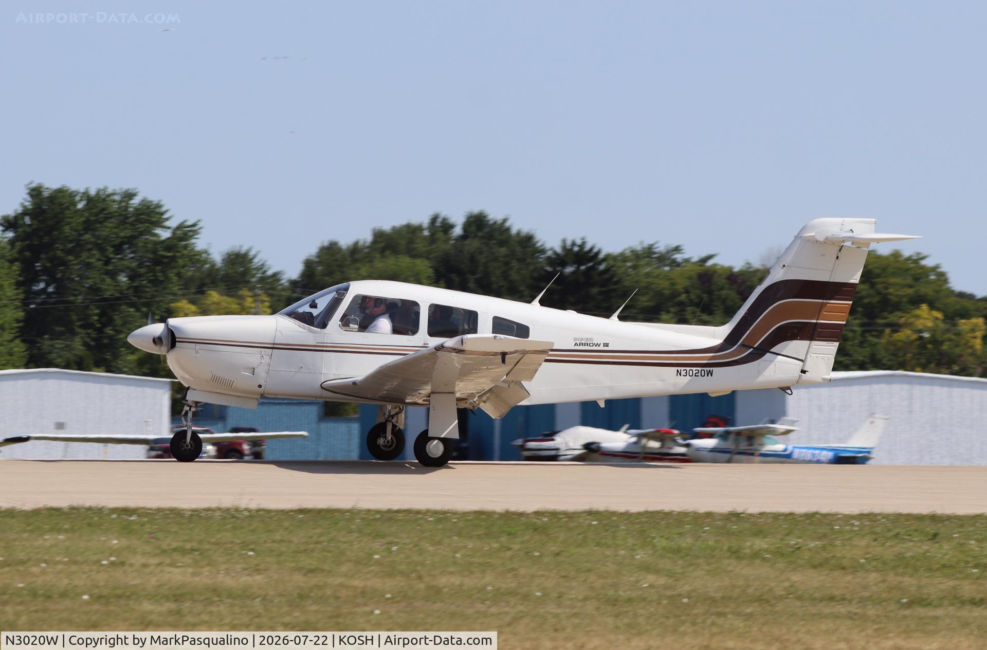 Aircraft N3020W, 1979 Piper PA-28RT-201 Arrow IV, c/n 28R-7918087, Piper PA-28RT-201, at KOSH, photo by MarkPasqualino