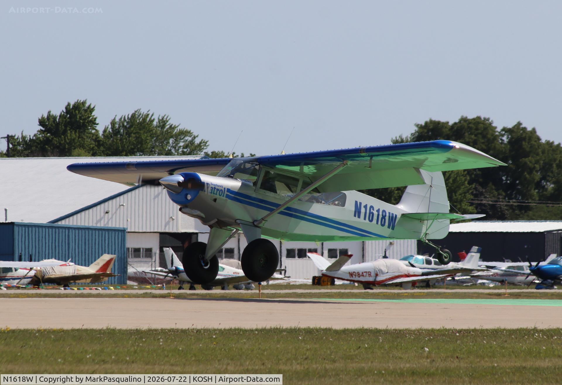 Aircraft N1618W, Bearhawk Patrol, c/n 11P-49P/50P-P267, Bearhawk Patrol, at KOSH, photo by MarkPasqualino