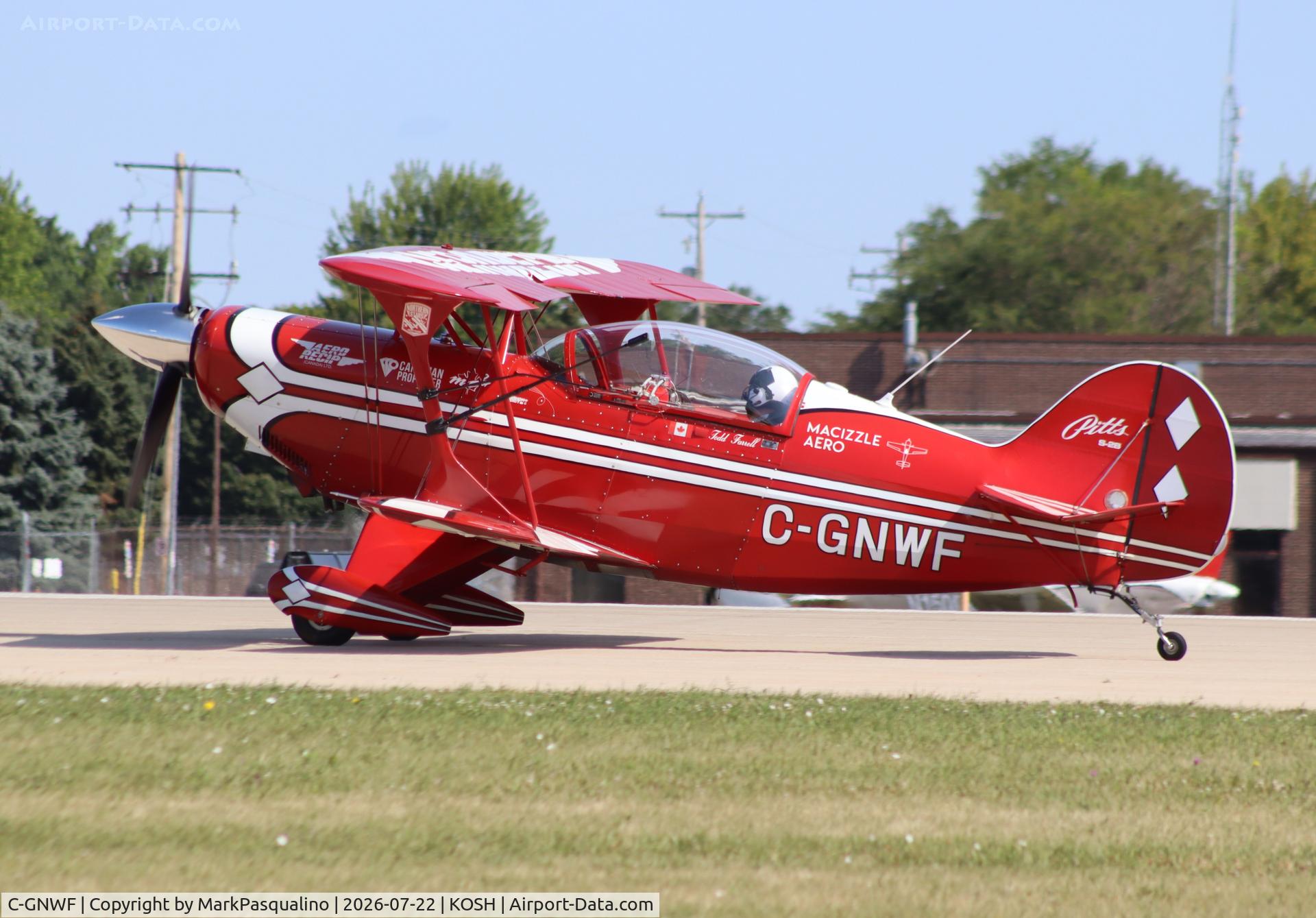 Aircraft C-GNWF, 1994 Pitts S-2B Special, c/n 5315, Pitts S-2B, at KOSH, photo by MarkPasqualino