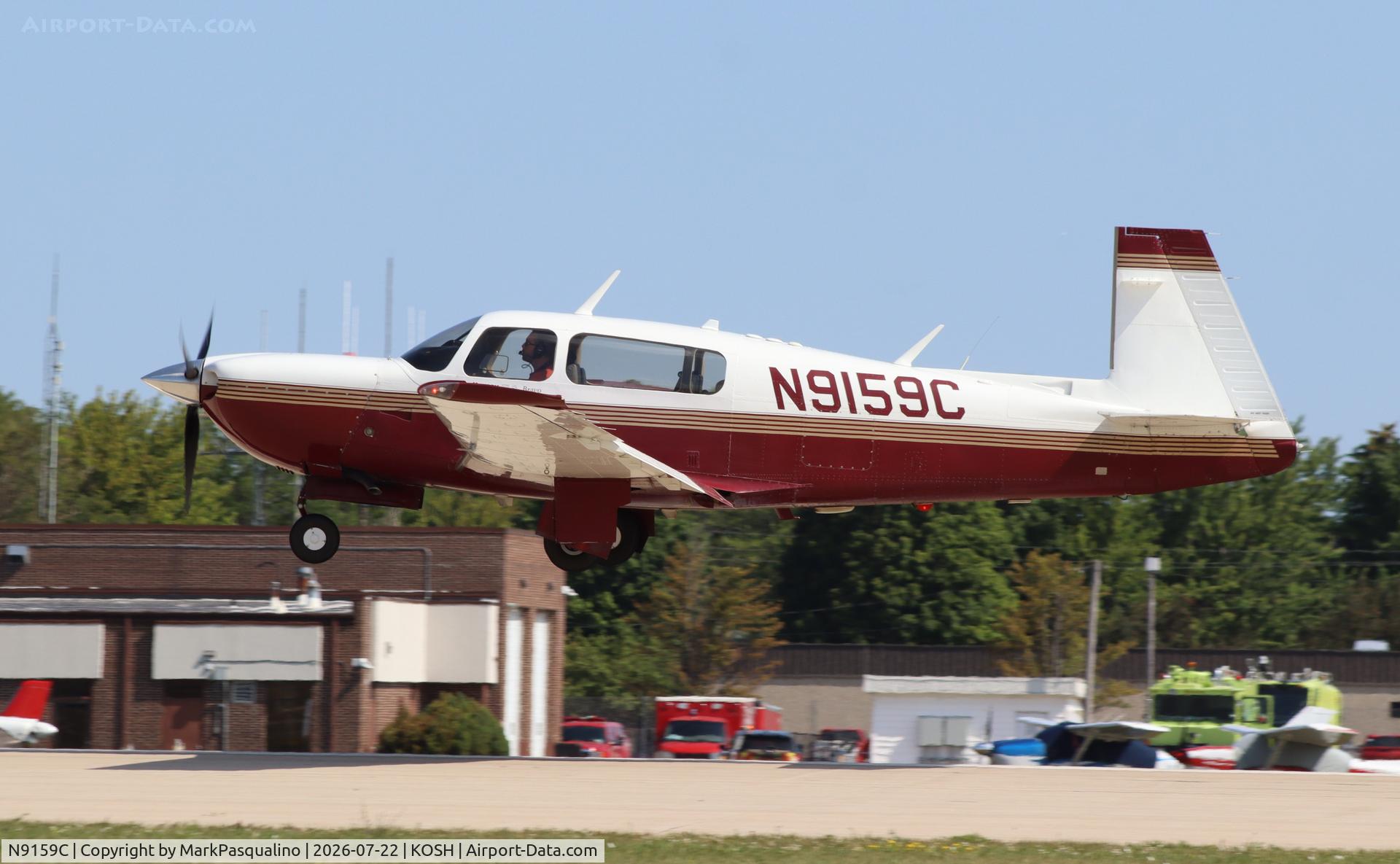 Aircraft N9159C, 1996 Mooney M20M Bravo, c/n 27-0223, Mooney M20M, at KOSH, photo by MarkPasqualino