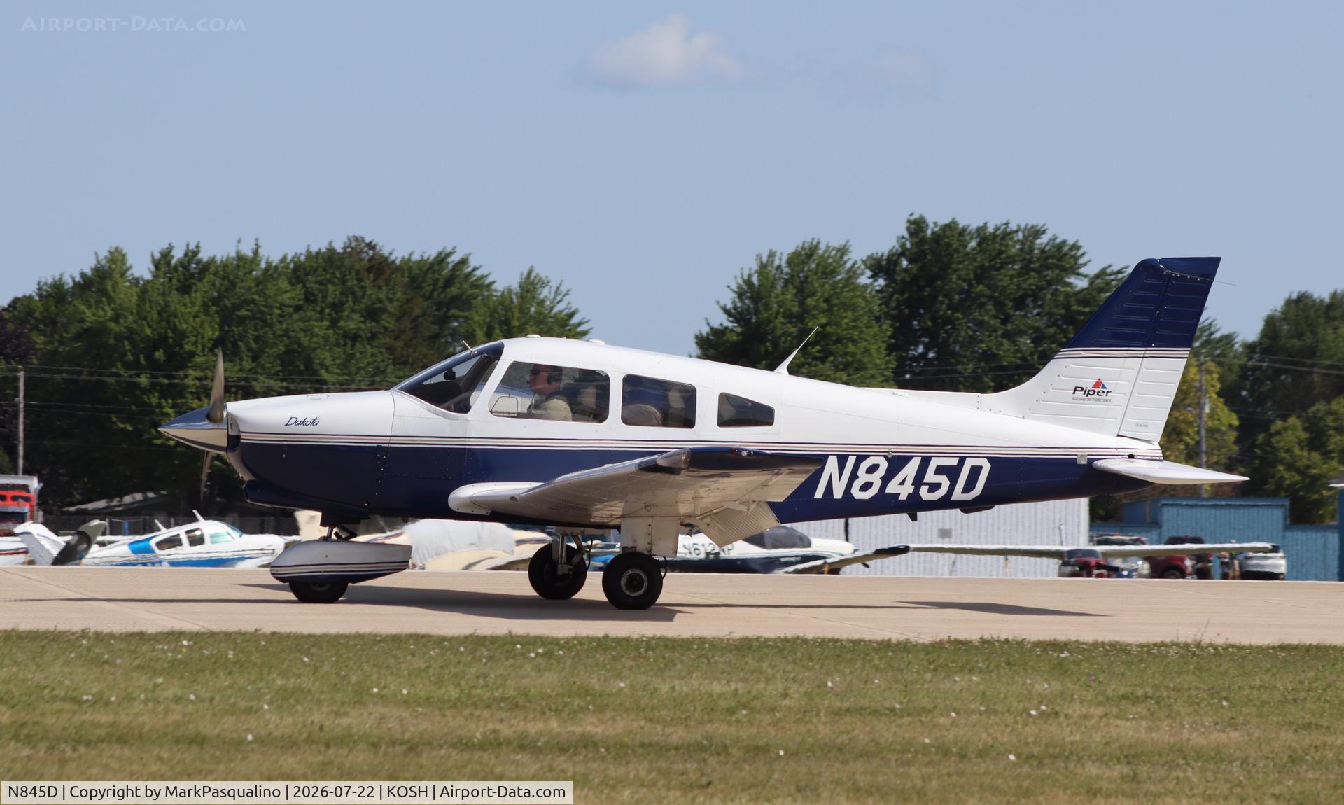 Aircraft N845D, 1982 Piper PA-28-236 Dakota, c/n 28-8211029, Piper PA-28-236, at KOSH, photo by MarkPasqualino