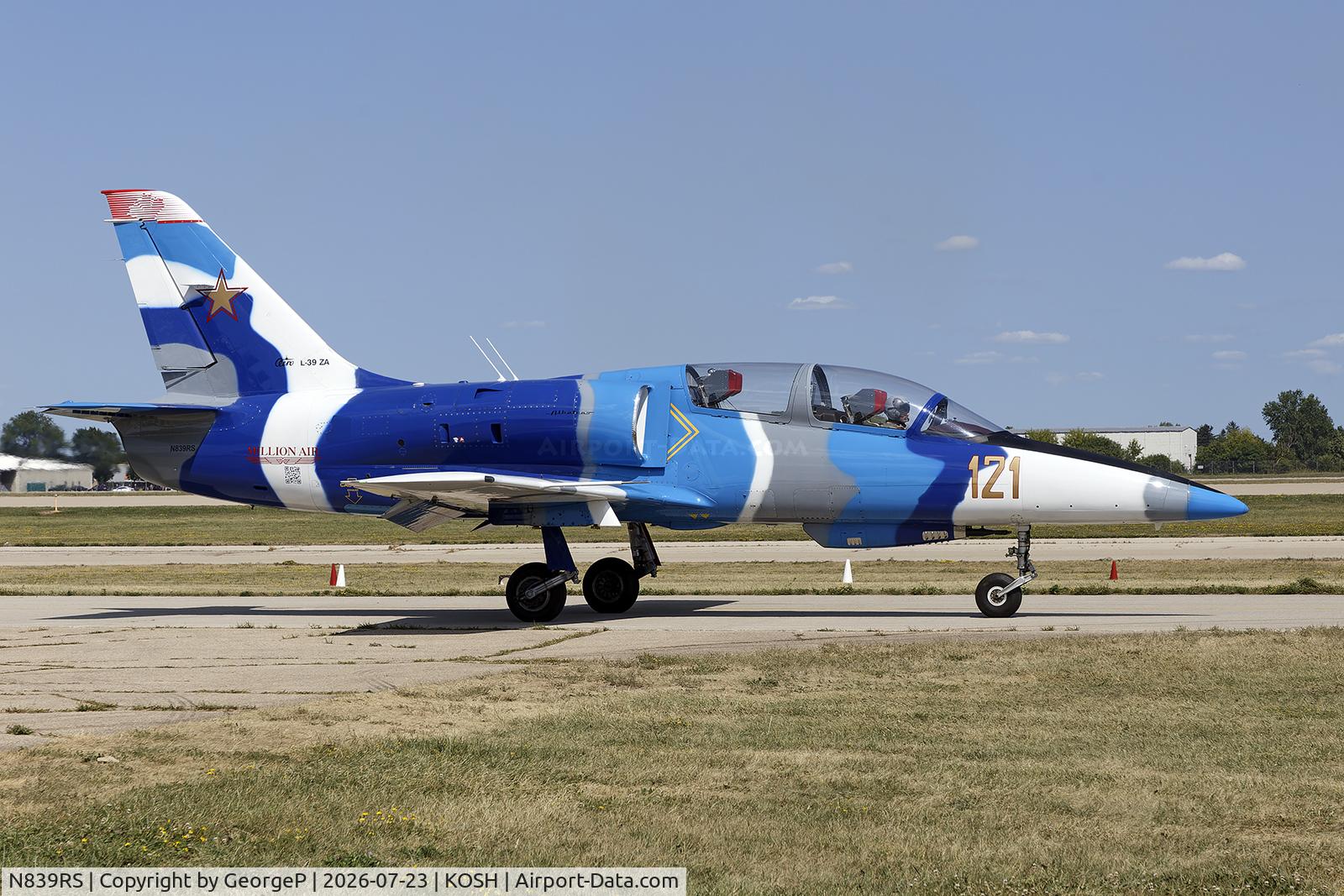 Aircraft N839RS, Aero Vodochody L-39, c/n 132021, Airventure 2026., at KOSH, photo by GeorgeP