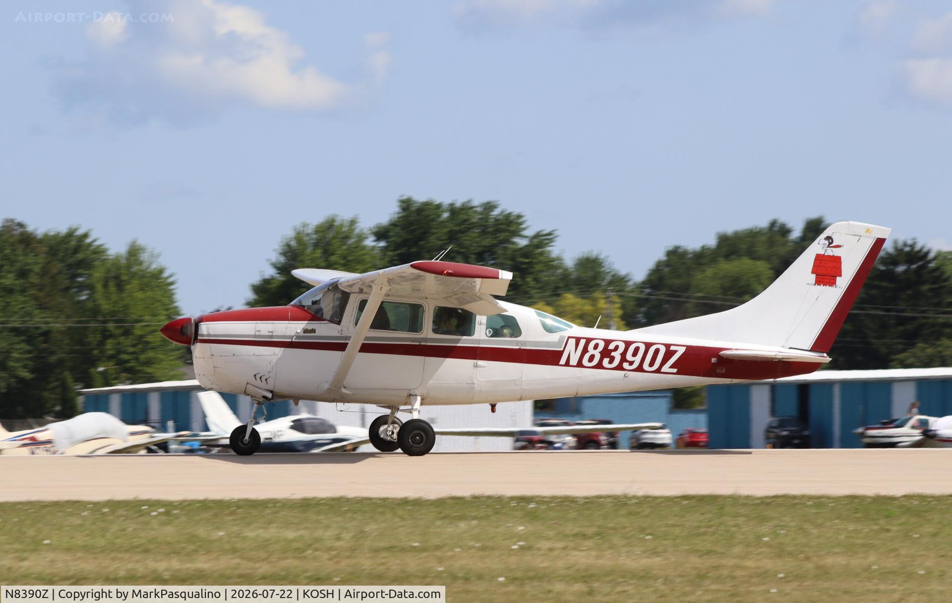 Aircraft N8390Z, 1963 Cessna 210-5(205), c/n 205-0390, Cessna 205, at KOSH, photo by MarkPasqualino