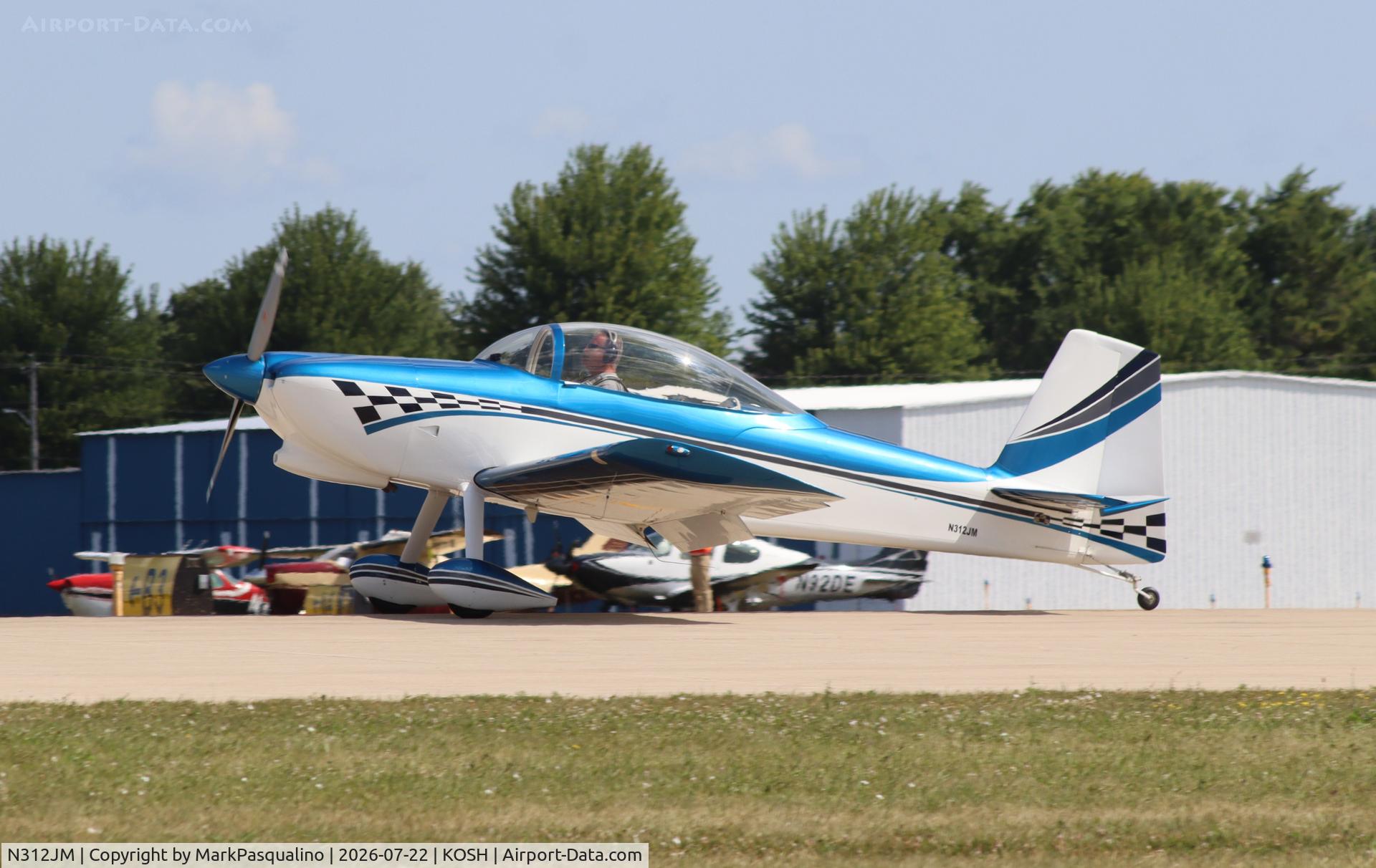 Aircraft N312JM, 2004 Vans RV-8, c/n 81175, Vans RV-8, at KOSH, photo by MarkPasqualino