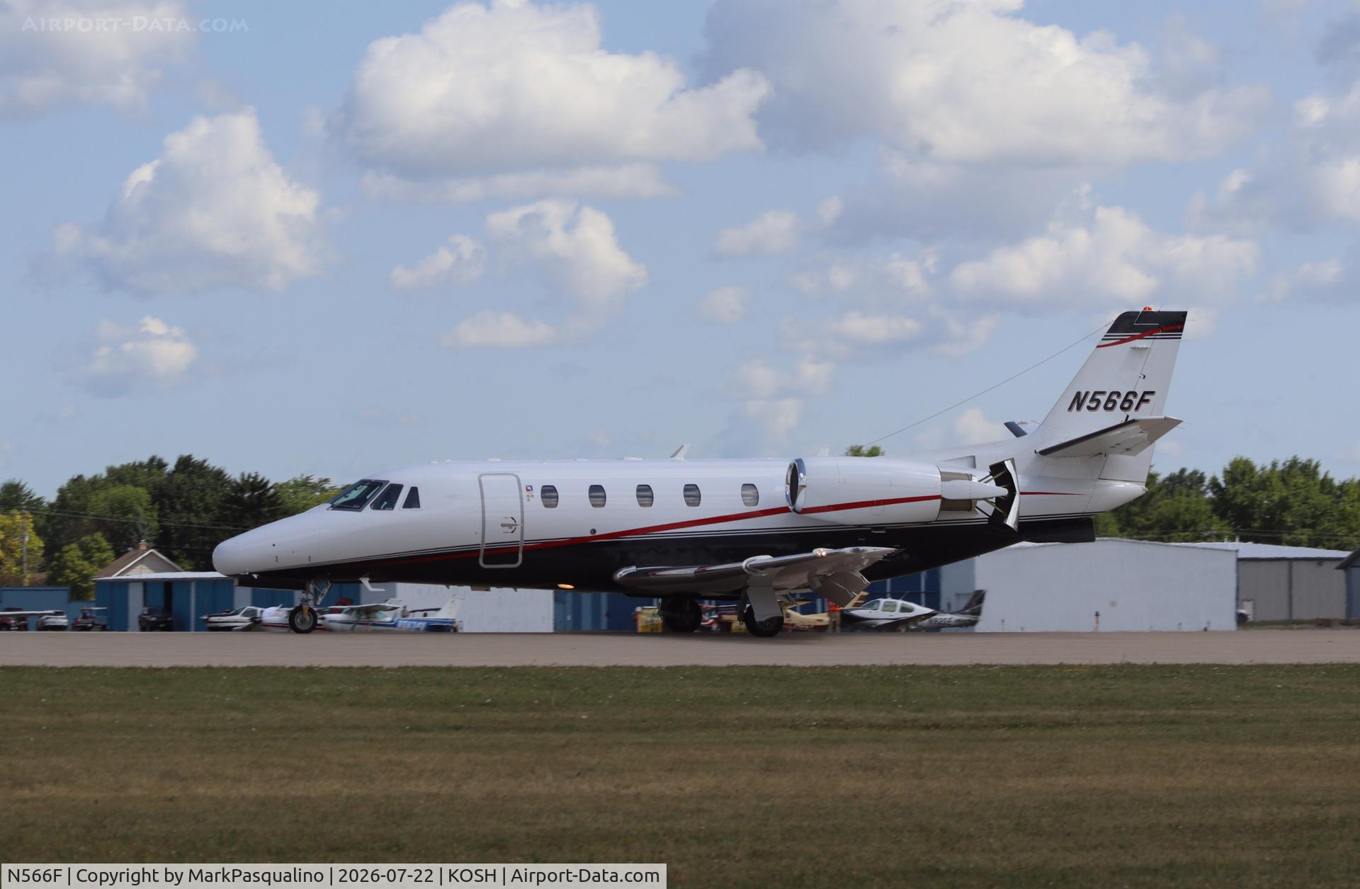 Aircraft N566F, 2005 Cessna 560XLS Citation Excel, c/n 560-5606, Cessna 560XLS, at KOSH, photo by MarkPasqualino