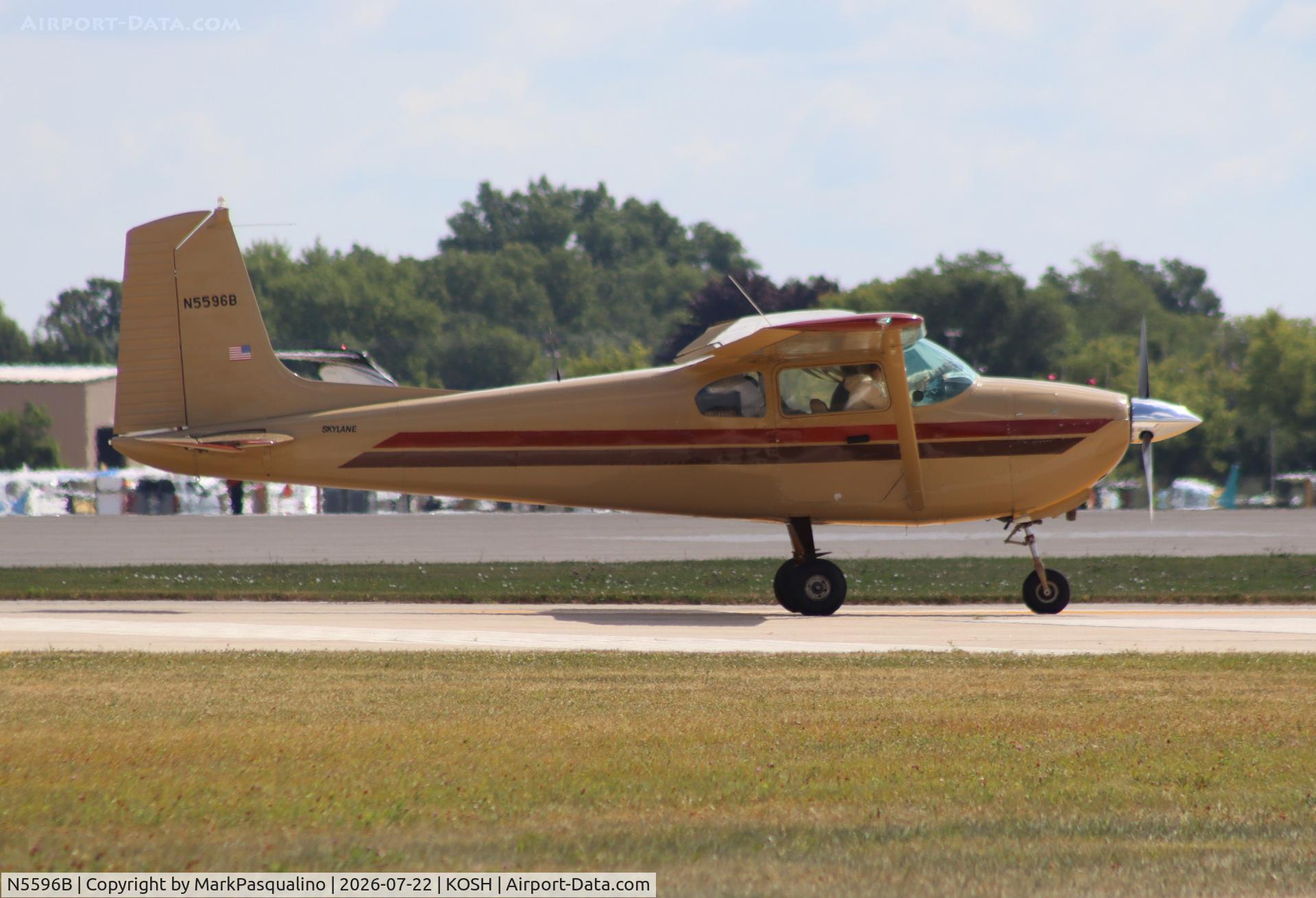 Aircraft N5596B, 1956 Cessna 182 Skylane, c/n 33596, Cessna 182, at KOSH, photo by MarkPasqualino