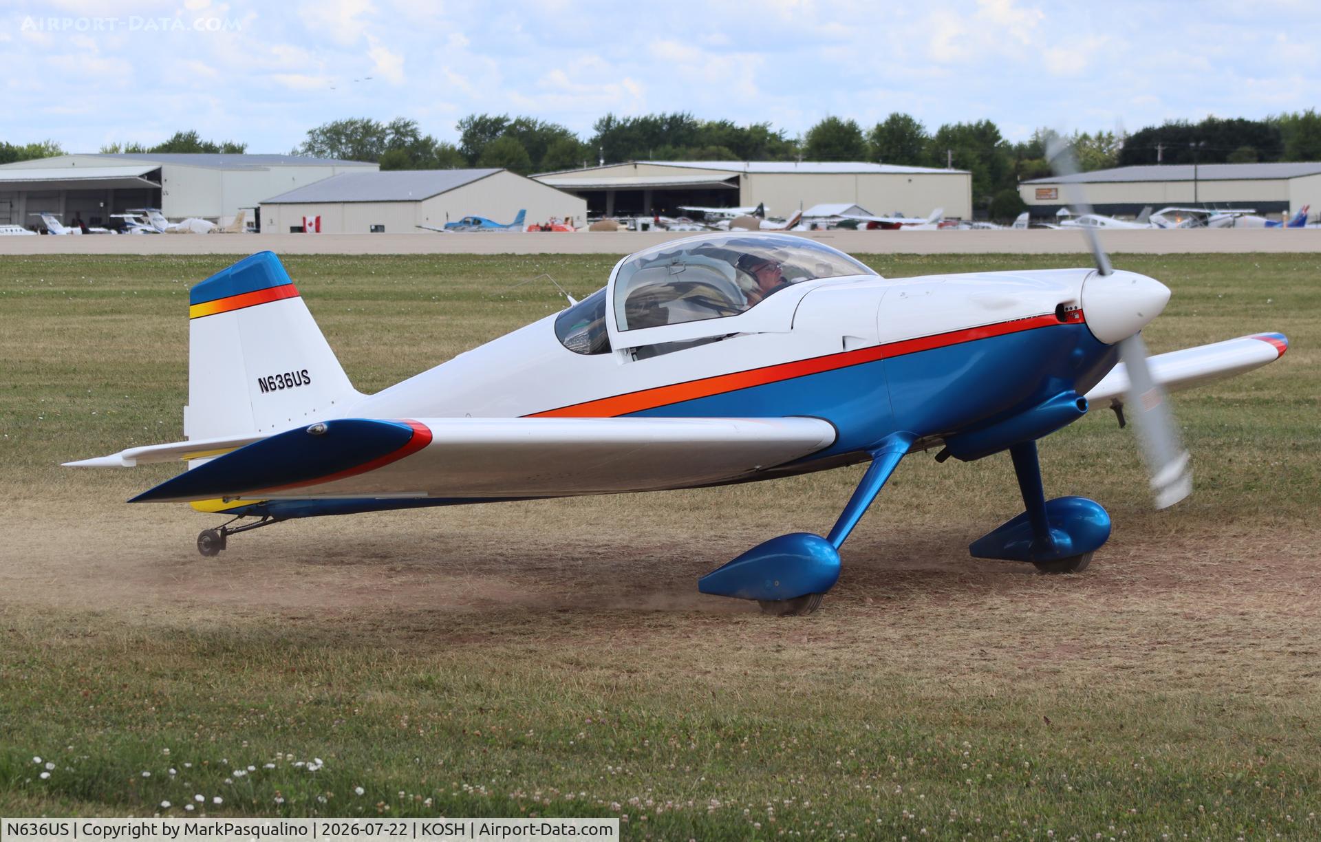 Aircraft N636US, 1993 Vans RV-6, c/n 006, Vans RV-6, at KOSH, photo by MarkPasqualino