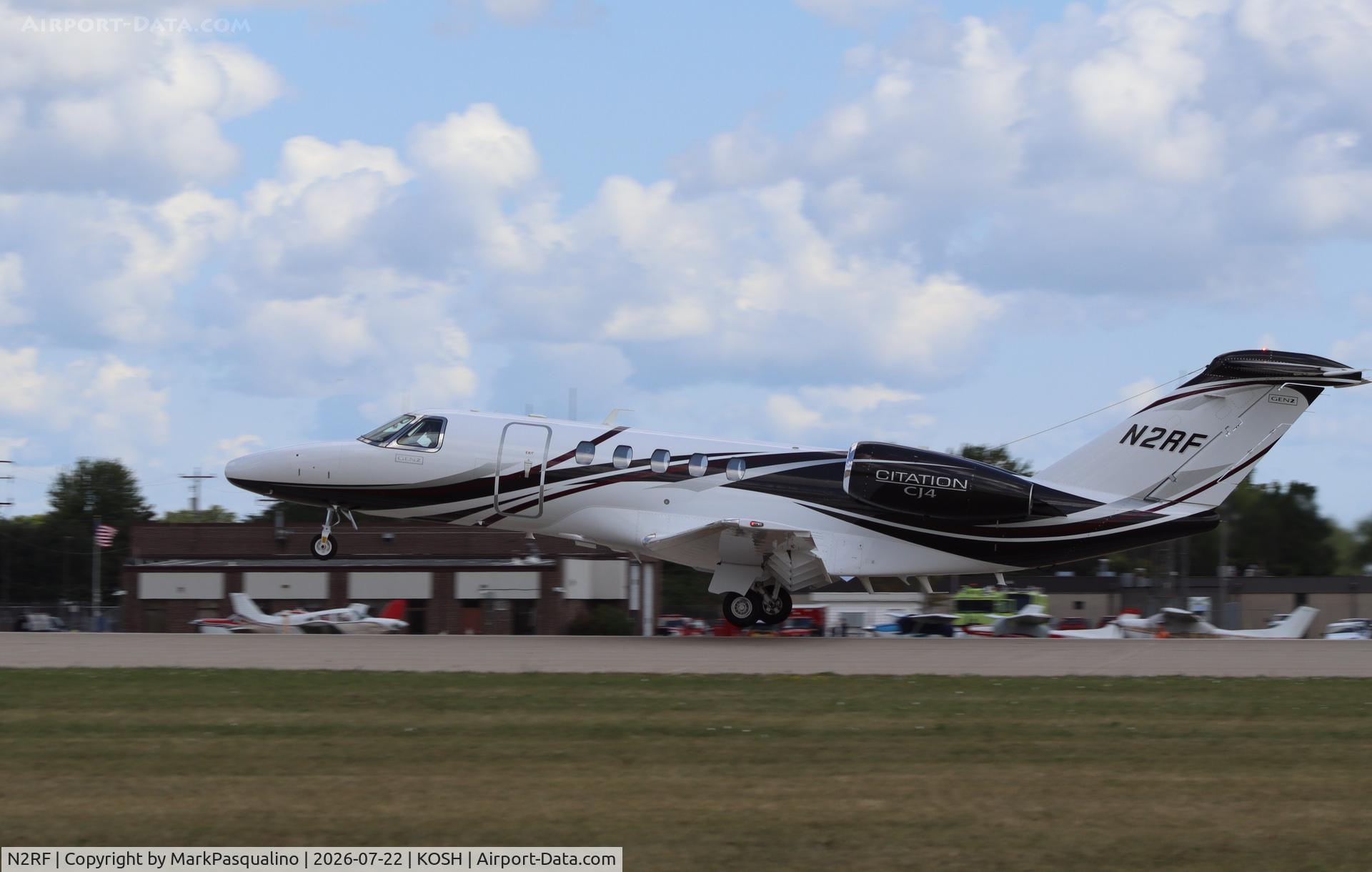 Aircraft N2RF, 2021 Cessna 525C CitationJet Cj4 CitationJet CJ4, c/n 525C-0325, Cessna 525C Citationjet CJ4, at KOSH, photo by MarkPasqualino