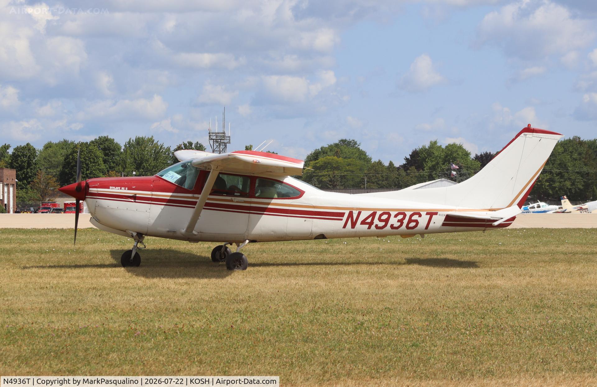 Aircraft N4936T, 1981 Cessna R182 Skylane RG, c/n R18201794, Cessna R182, at KOSH, photo by MarkPasqualino