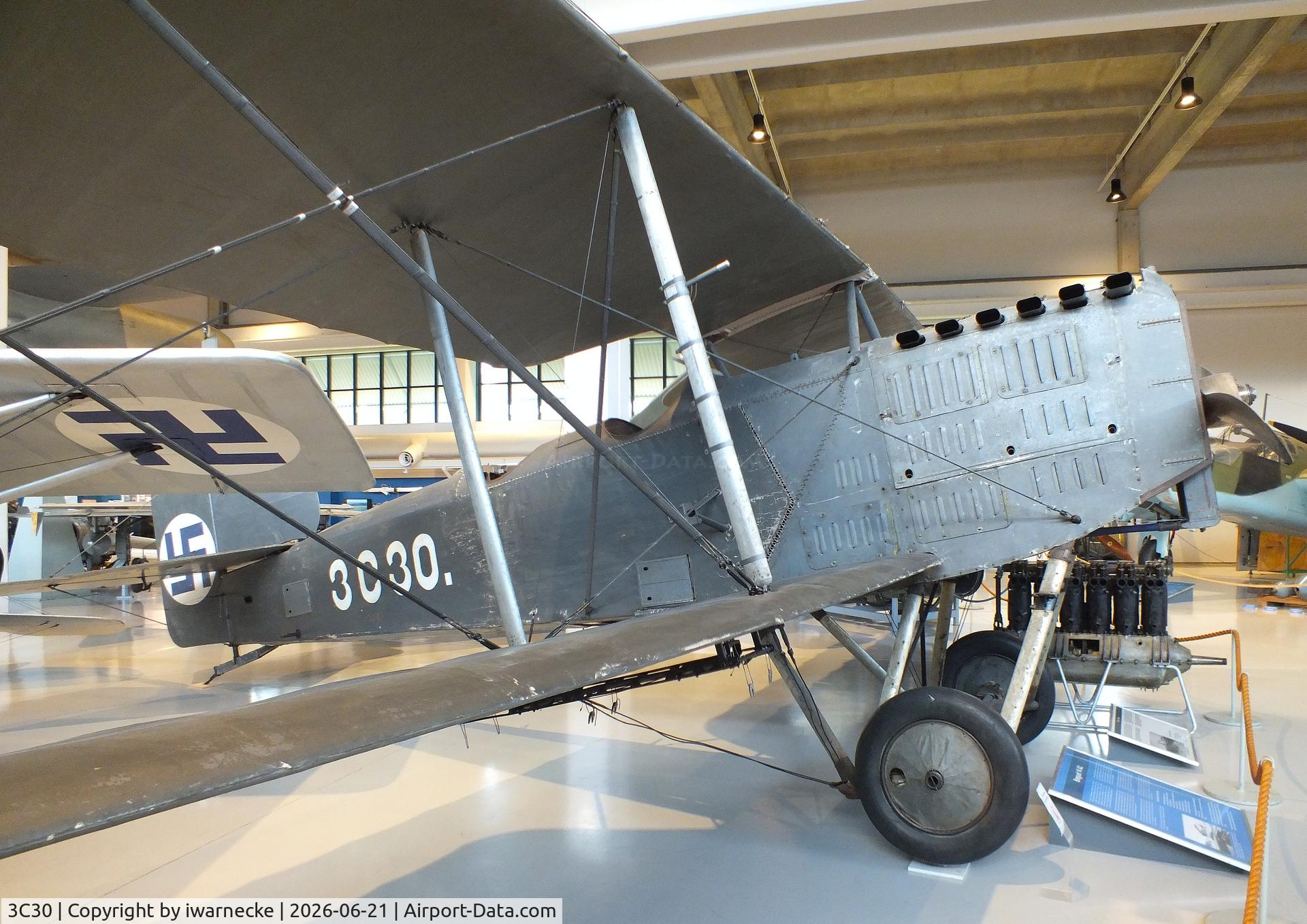 Aircraft 3C30, Breguet 14A2, c/n Not found 3C30, Breguet XIV A2 at the Suomen Ilmavoimamuseo (Finnish Air Force Museum, formerly known as Keski-Suomen Ilmailumuseo / Aviation Museum of Central Finland), Jyväskylä-Tikkakoski, photo by iwarnecke
