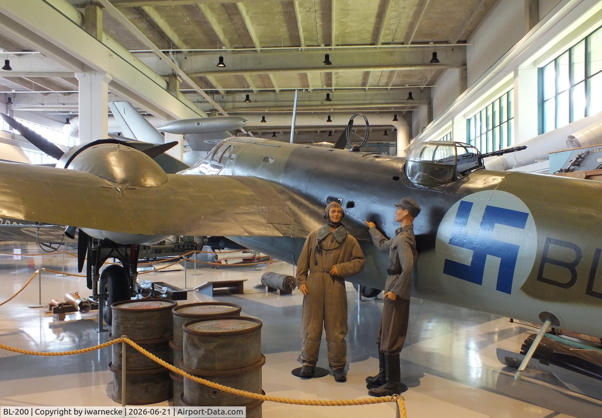 Aircraft BL-200, Bristol Blenheim Mk.IV, c/n VI/3, Bristol Blenheim IV at the Suomen Ilmavoimamuseo (Finnish Air Force Museum, formerly known as Keski-Suomen Ilmailumuseo / Aviation Museum of Central Finland), Jyväskylä-Tikkakoski, photo by iwarnecke