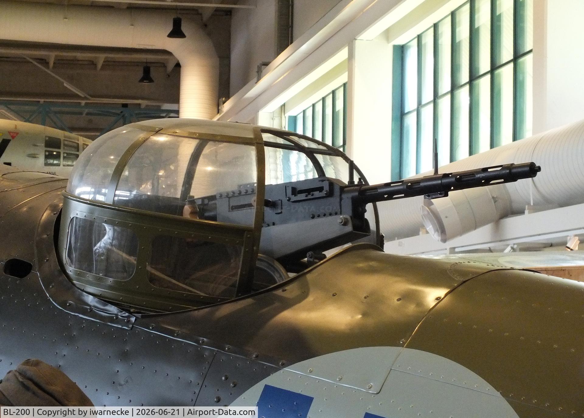 Aircraft BL-200, Bristol Blenheim Mk.IV, c/n VI/3, Bristol Blenheim IV at the Suomen Ilmavoimamuseo (Finnish Air Force Museum, formerly known as Keski-Suomen Ilmailumuseo / Aviation Museum of Central Finland), Jyväskylä-Tikkakoski, photo by iwarnecke