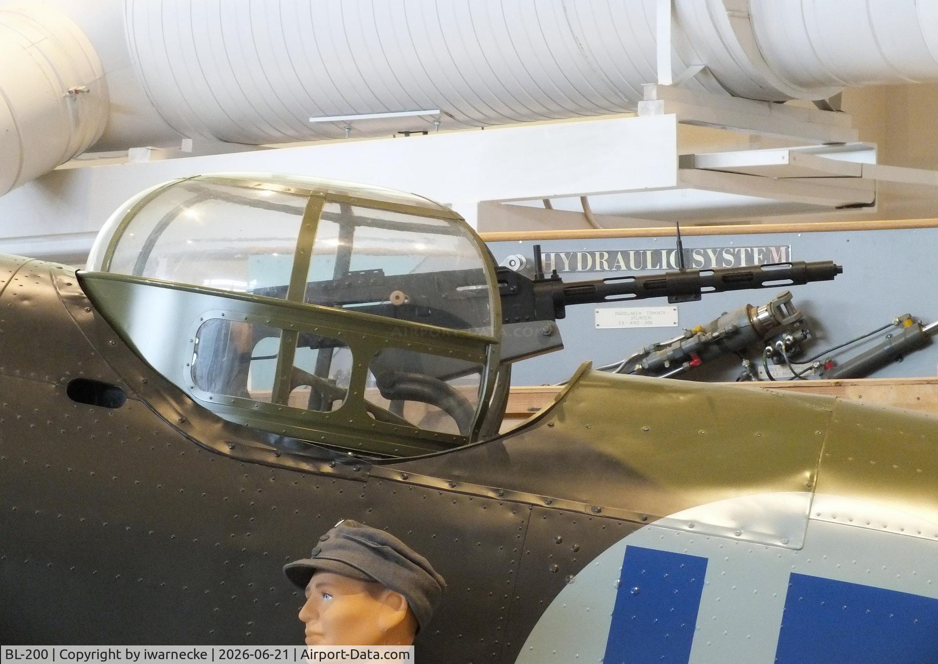Aircraft BL-200, Bristol Blenheim Mk.IV, c/n VI/3, Bristol Blenheim IV at the Suomen Ilmavoimamuseo (Finnish Air Force Museum, formerly known as Keski-Suomen Ilmailumuseo / Aviation Museum of Central Finland), Jyväskylä-Tikkakoski, photo by iwarnecke