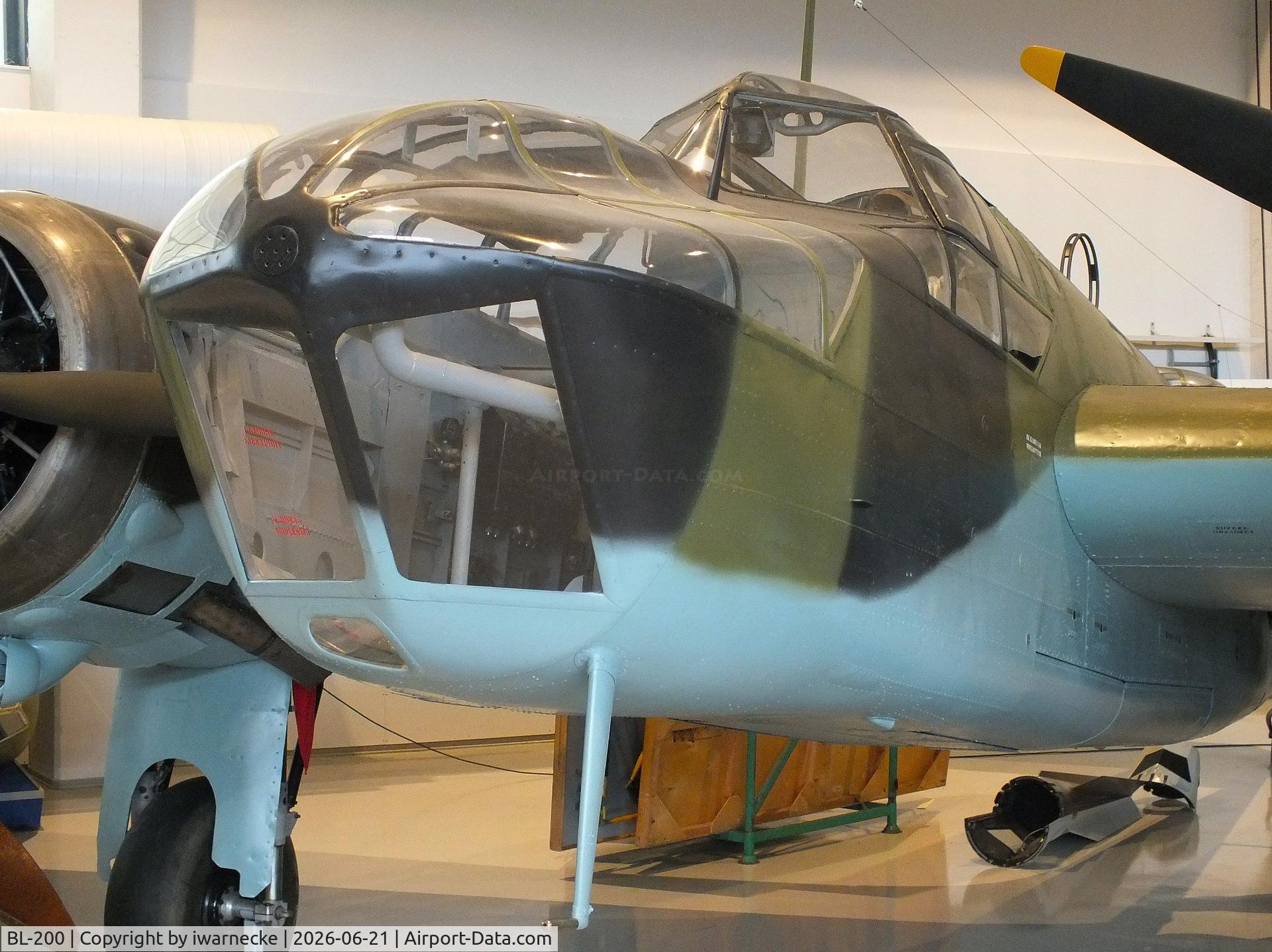 Aircraft BL-200, Bristol Blenheim Mk.IV, c/n VI/3, Bristol Blenheim IV at the Suomen Ilmavoimamuseo (Finnish Air Force Museum, formerly known as Keski-Suomen Ilmailumuseo / Aviation Museum of Central Finland), Jyväskylä-Tikkakoski, photo by iwarnecke