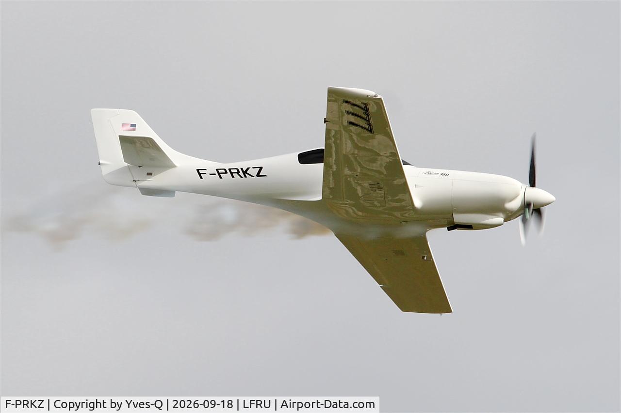 Aircraft F-PRKZ, Lancair 360, c/n 248, Lancair 360, On display, Morlaix-Ploujean airport (LFRU-MXN), at LFRU, photo by Yves-Q