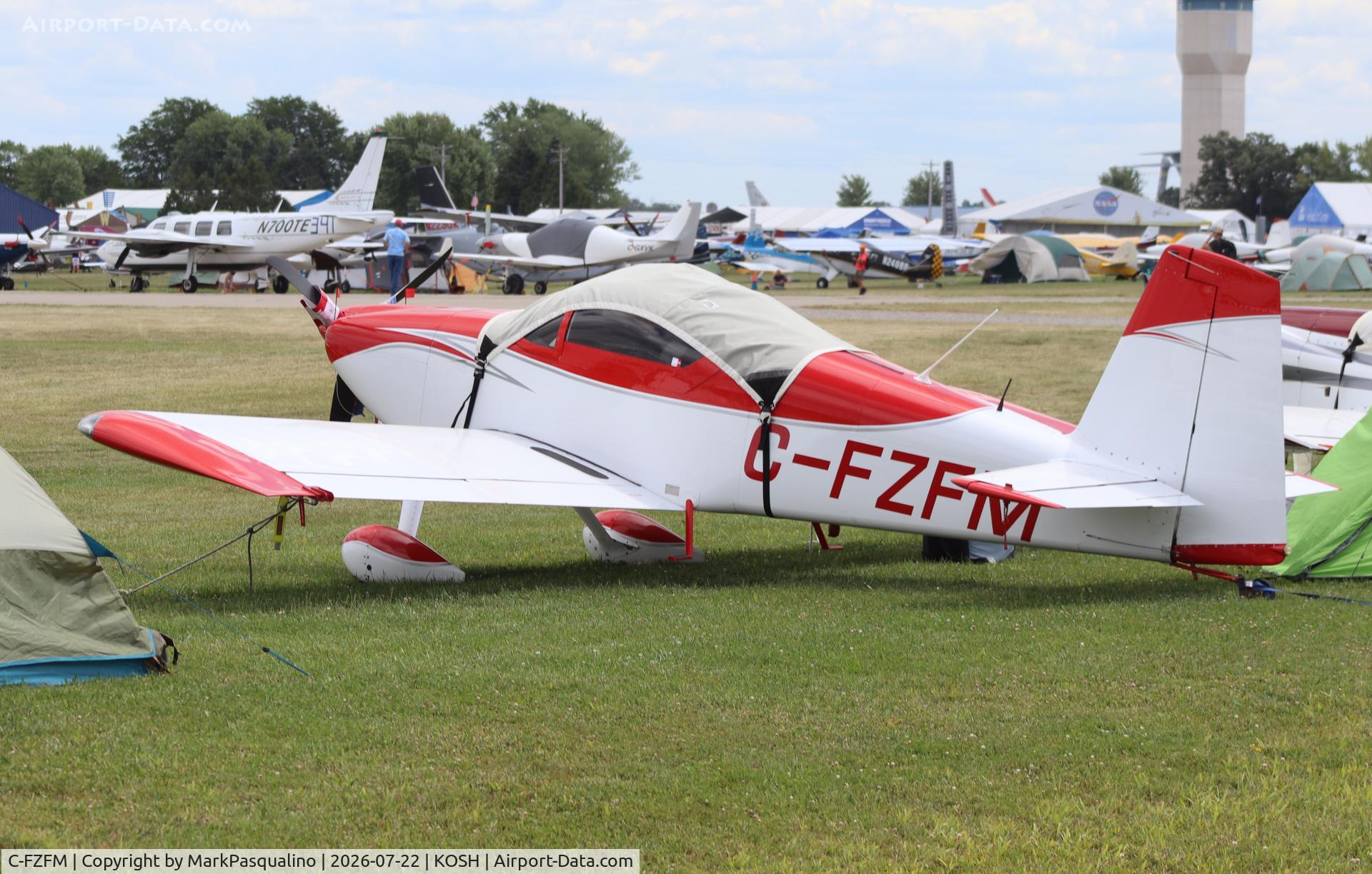 Aircraft C-FZFM, 2010 Vans RV-7, c/n 71098, Vans RV-7, at KOSH, photo by MarkPasqualino