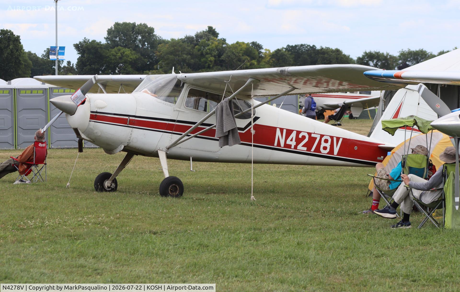 Aircraft N4278V, 1948 Cessna 170, c/n 18636, Cessna 170, at KOSH, photo by MarkPasqualino