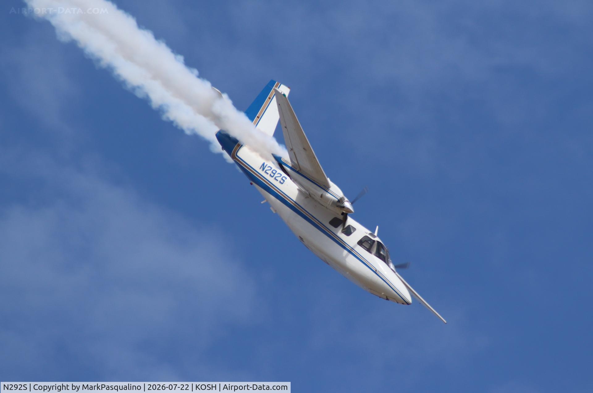 Aircraft N292S, 1976 Rockwell International 500-S, c/n 3274, Rockwell 500-S, at KOSH, photo by MarkPasqualino
