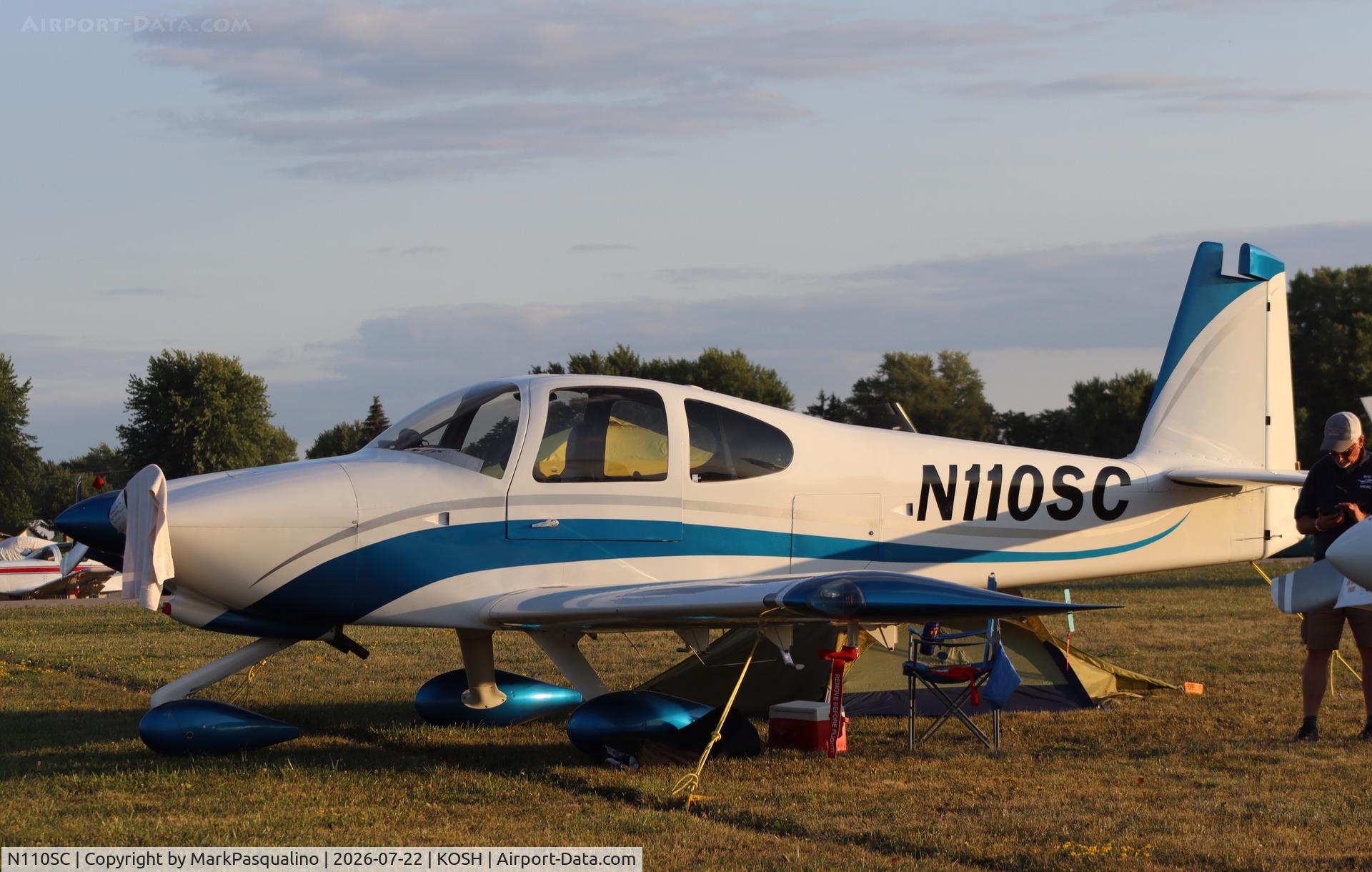 Aircraft N110SC, 2013 Vans RV-10, c/n 40254, Vans RV-10, at KOSH, photo by MarkPasqualino