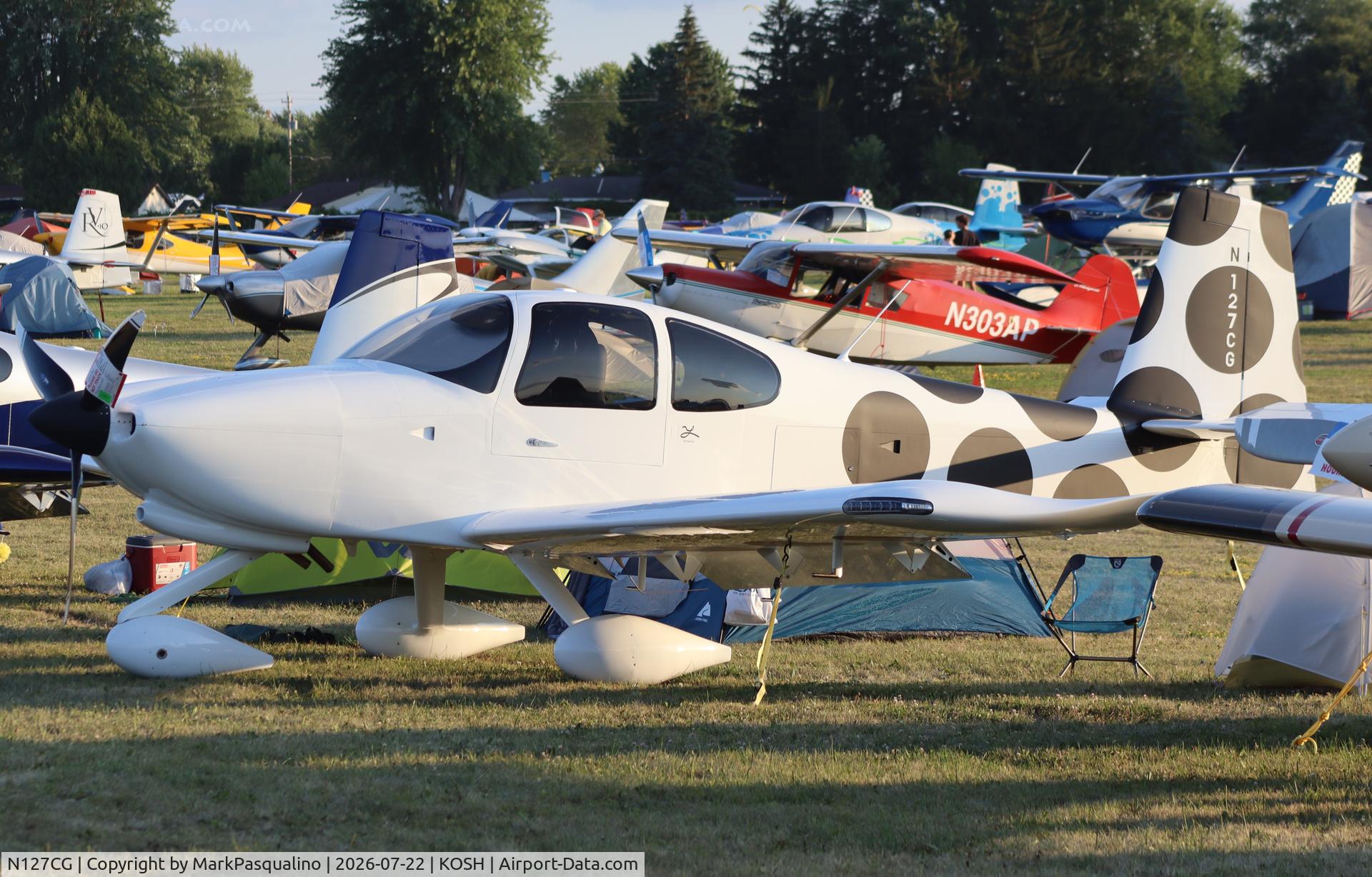 Aircraft N127CG, 2025 Gerber Clifford B VANS RV-10, c/n 41976, Vans RV-10, at KOSH, photo by MarkPasqualino