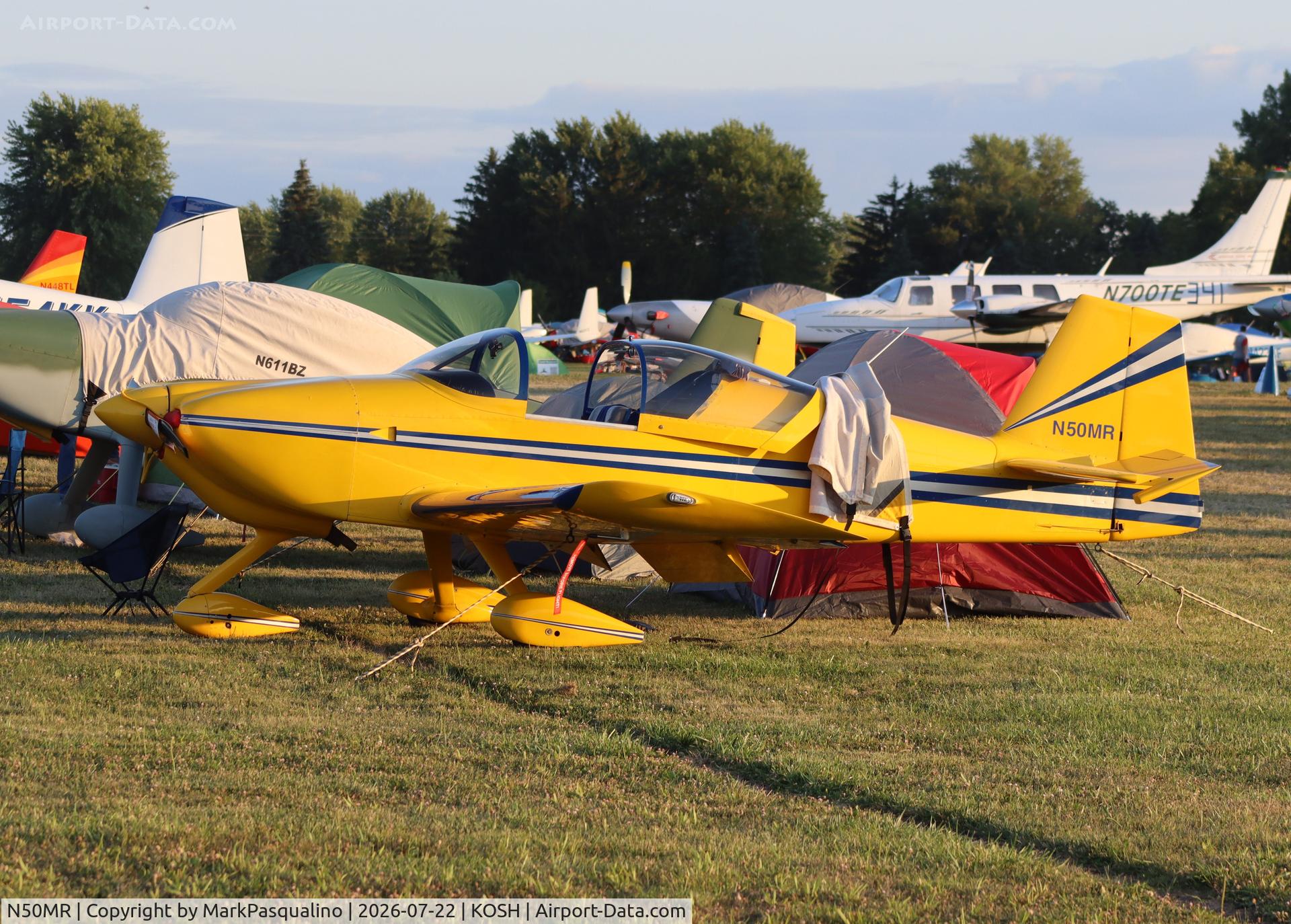 Aircraft N50MR, 1993 Vans RV-6A, c/n 21720, Vans RV-6A, at KOSH, photo by MarkPasqualino