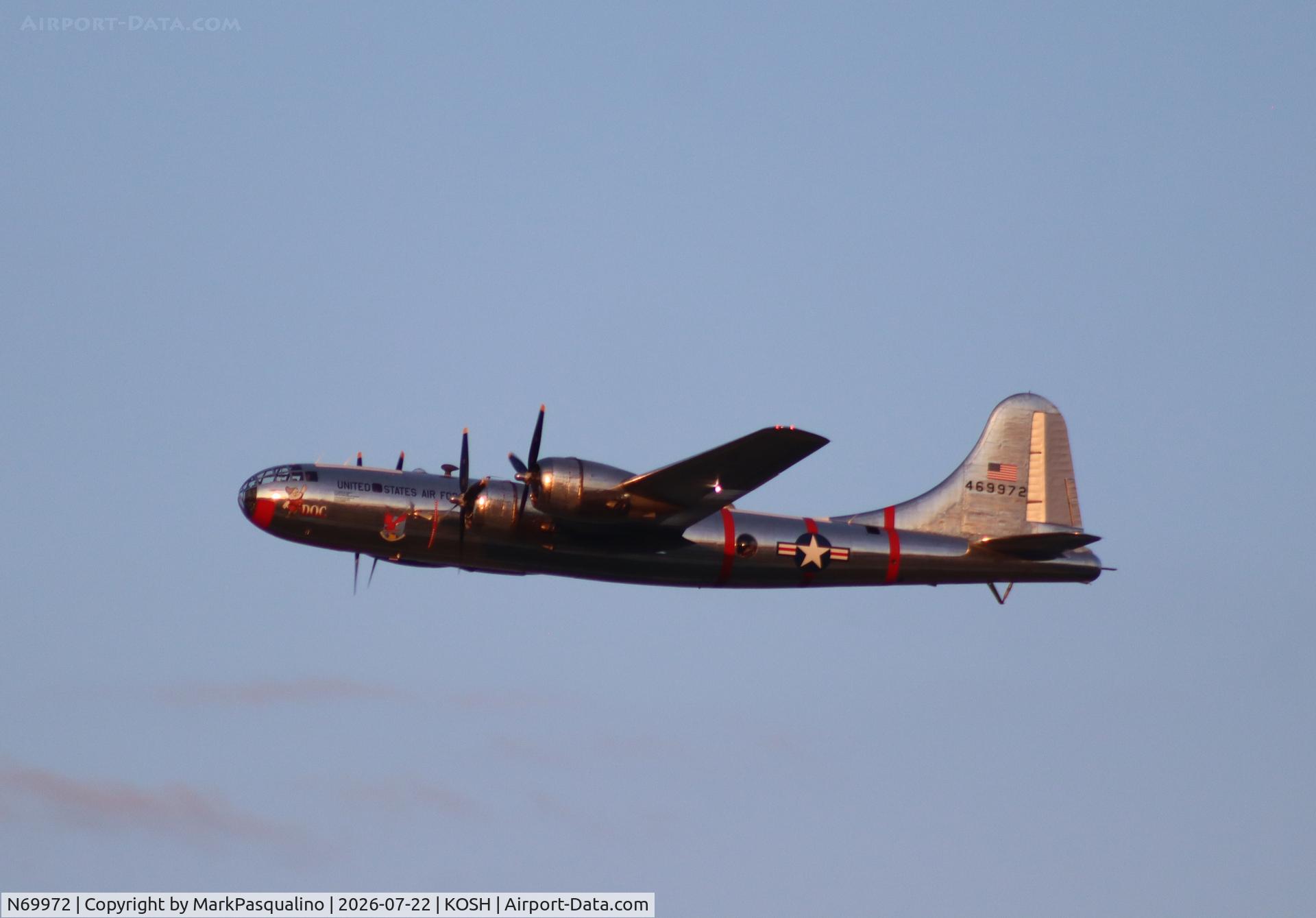 Aircraft N69972, 1944 Boeing TB-29 (B-29-70-BW) Superfortress, c/n 10804, Boeing TB-29, at KOSH, photo by MarkPasqualino
