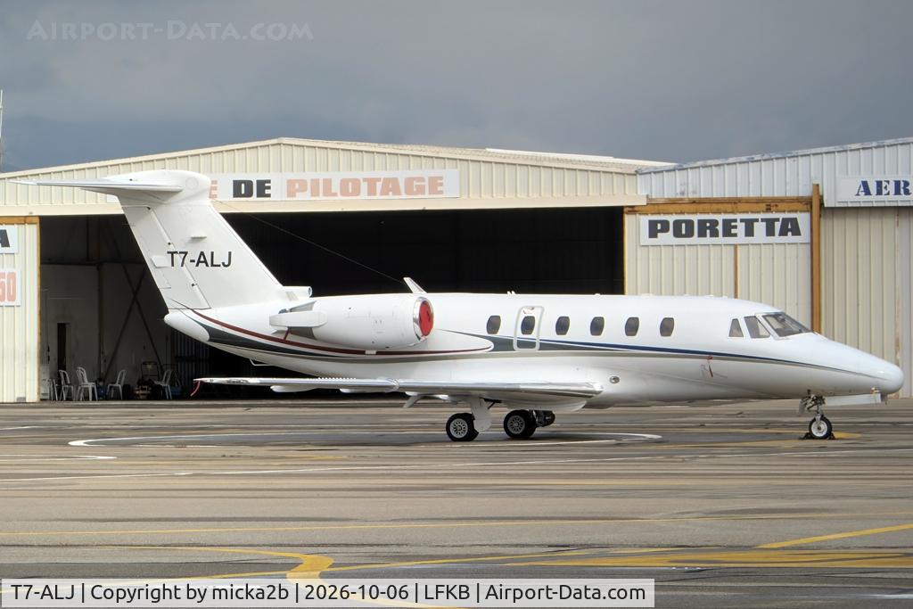 Aircraft T7-ALJ, 1988 Cessna 650 Citation III, c/n 650-0151, Parked, at LFKB, photo by micka2b