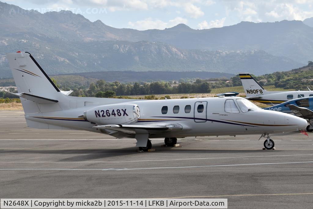 Aircraft N2648X, 1979 Cessna 501 Citation l SP, c/n 501-0105, Parked, at LFKB, photo by micka2b