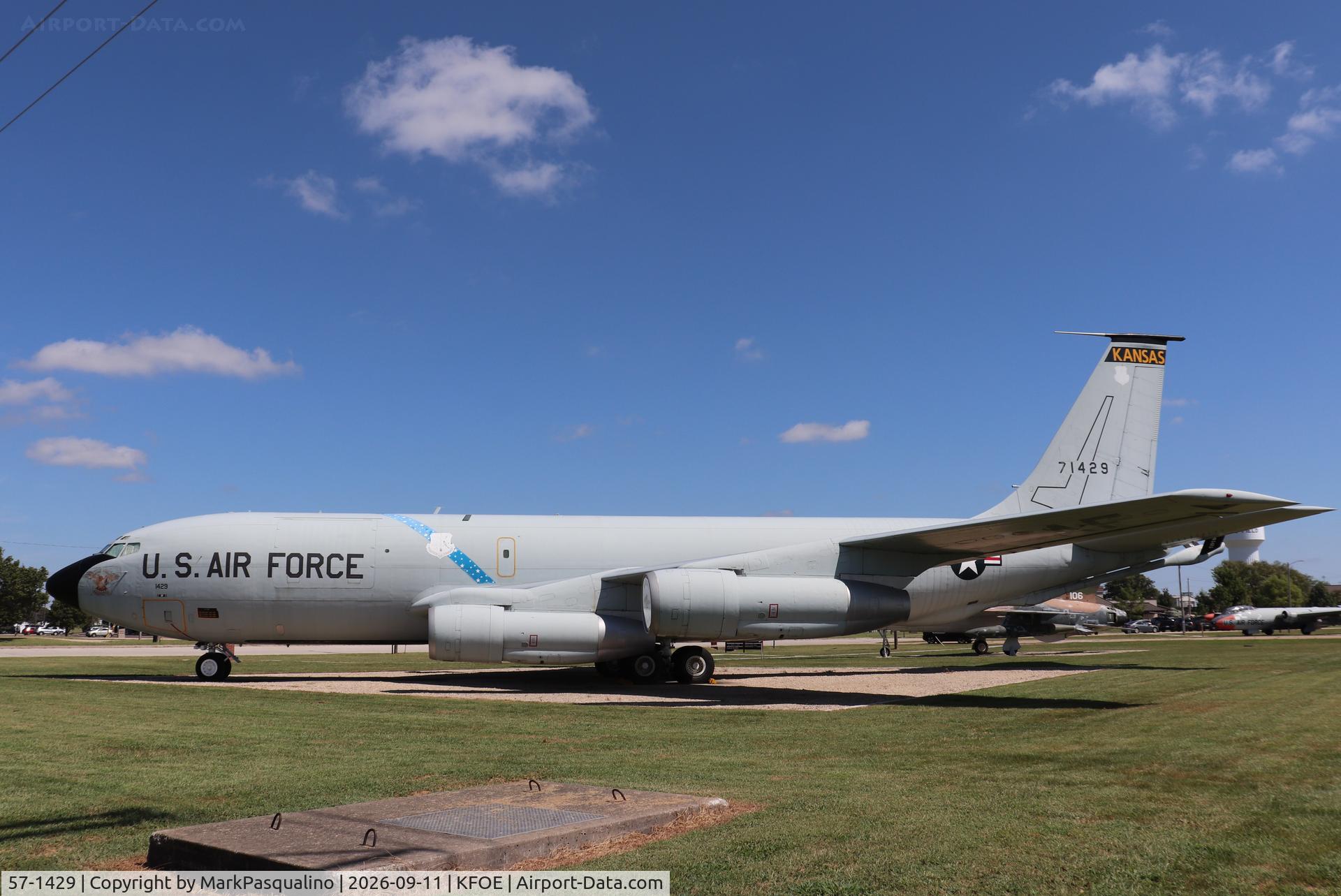 Aircraft 57-1429, 1957 Boeing KC-135E Stratotanker, c/n 17500, Boeing KC-135E, at KFOE, photo by MarkPasqualino