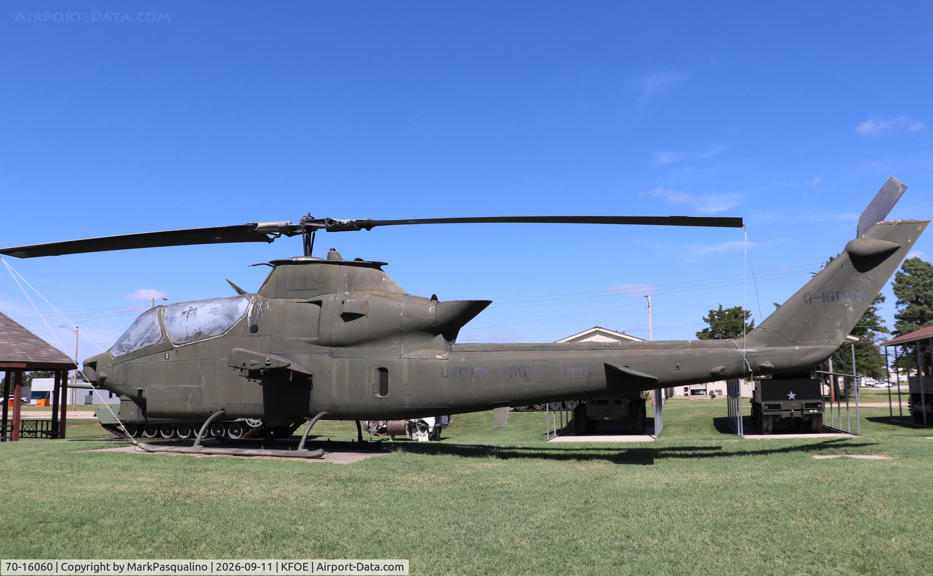 Aircraft 70-16060, 1970 Bell AH-1S Cobra, c/n 21004, Bell AH-1S Cobra, at KFOE, photo by MarkPasqualino