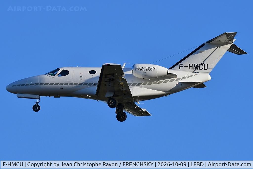 Aircraft F-HMCU, 2015 Cessna 510 Citation Mustang Citation Mustang, c/n 510-0463, Montpellier (MPL) Bordeaux (BOD) OYO11, at LFBD, photo by Jean Christophe Ravon / FRENCHSKY