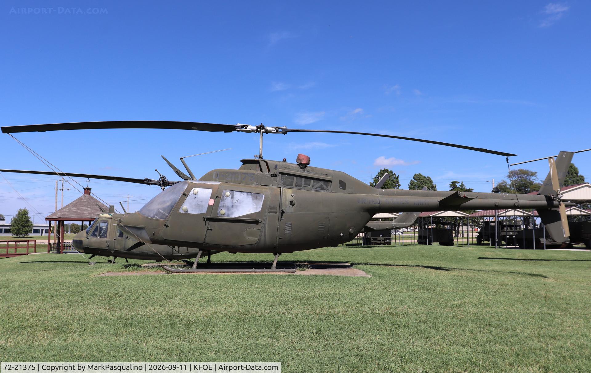 Aircraft 72-21375, 1972 Bell OH-58A Kiowa, c/n 42041, Bell OH-58A Kiowa, at KFOE, photo by MarkPasqualino