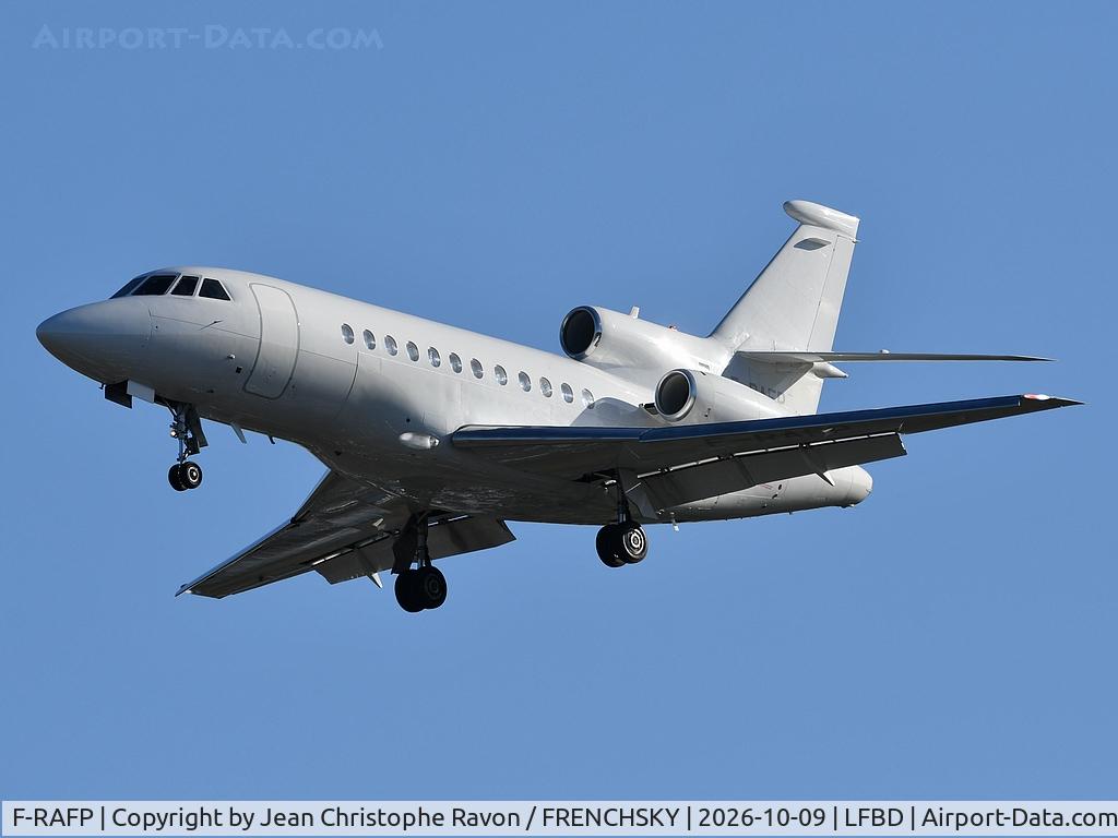Aircraft F-RAFP, 1985 Dassault-Breguet Falcon (Mystere) 900, c/n 2, COTAM 005, at LFBD, photo by Jean Christophe Ravon / FRENCHSKY