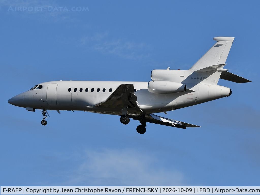 Aircraft F-RAFP, 1985 Dassault-Breguet Falcon (Mystere) 900, c/n 2, COTAM 005, at LFBD, photo by Jean Christophe Ravon / FRENCHSKY