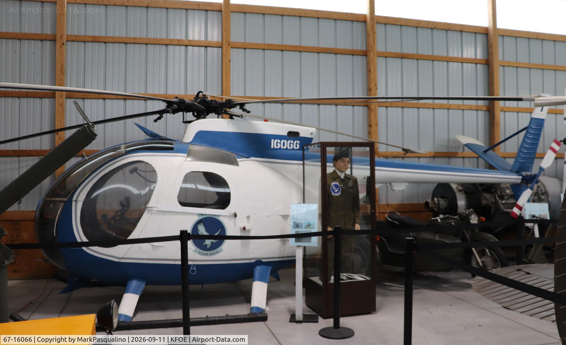 Aircraft 67-16066, 1967 Hughes OH-6A Cayuse, c/n 0451, Hughes OH-6A Cayuse, at KFOE, photo by MarkPasqualino