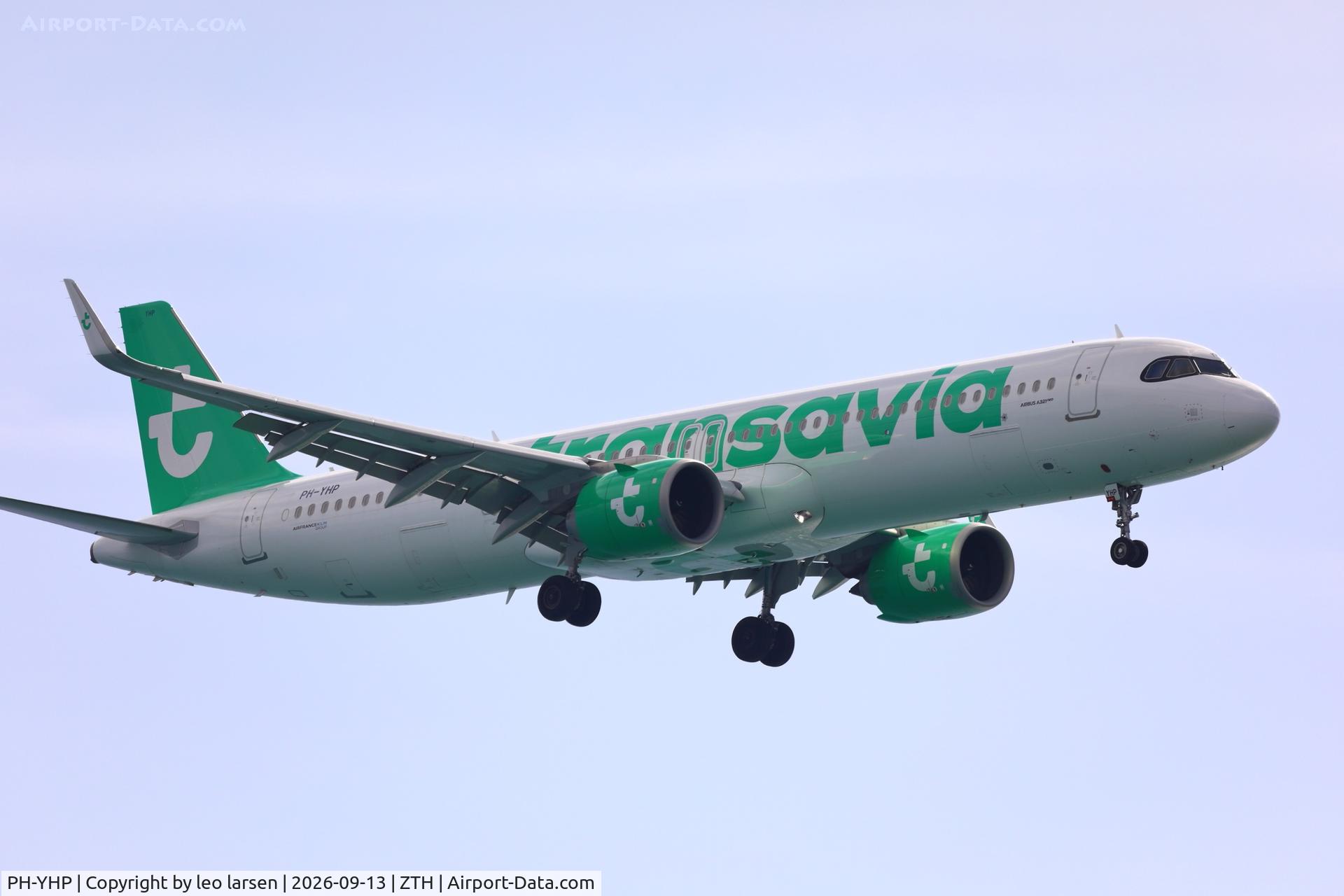 Aircraft PH-YHP, 2025 Airbus A321-251NX, c/n 13049, Zakynthos 13.9.2026, at ZTH, photo by leo larsen