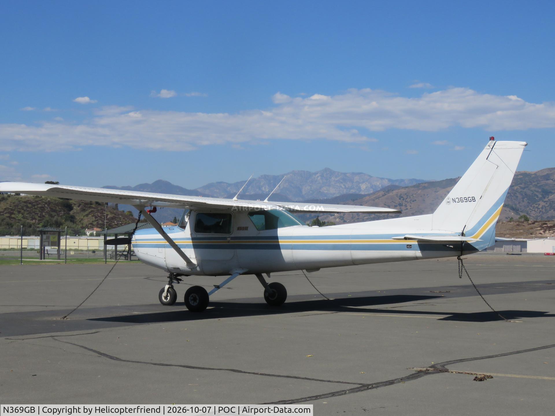 Aircraft N369GB, Parked in transit parking, at POC, photo by Helicopterfriend
