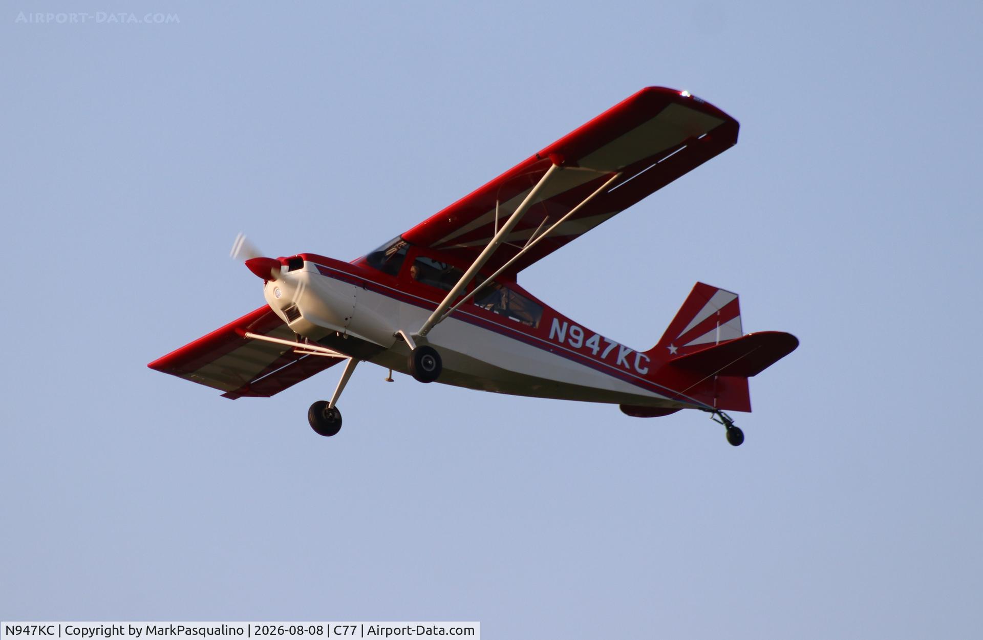 Aircraft N947KC, 2018 American Champion 7ECA Citabria, c/n 1412-2018, American Champion 7ECA, at C77, photo by MarkPasqualino