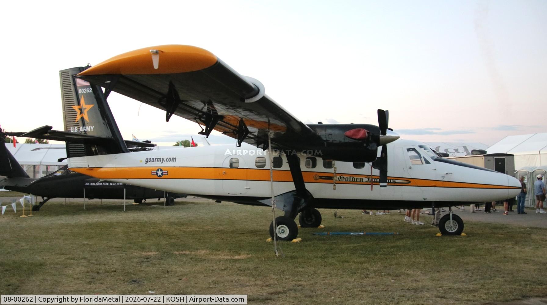 Aircraft 08-00262, 2011 Viking UV-18C Twin Otter, c/n 852, US Army Golden Knights UV-18C zx, at KOSH, photo by FloridaMetal