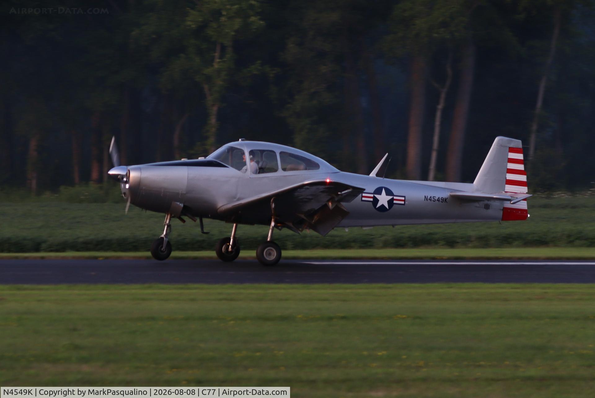 Aircraft N4549K, 1948 Ryan Navion, c/n NAV-4-1549, Ryan Navion, at C77, photo by MarkPasqualino