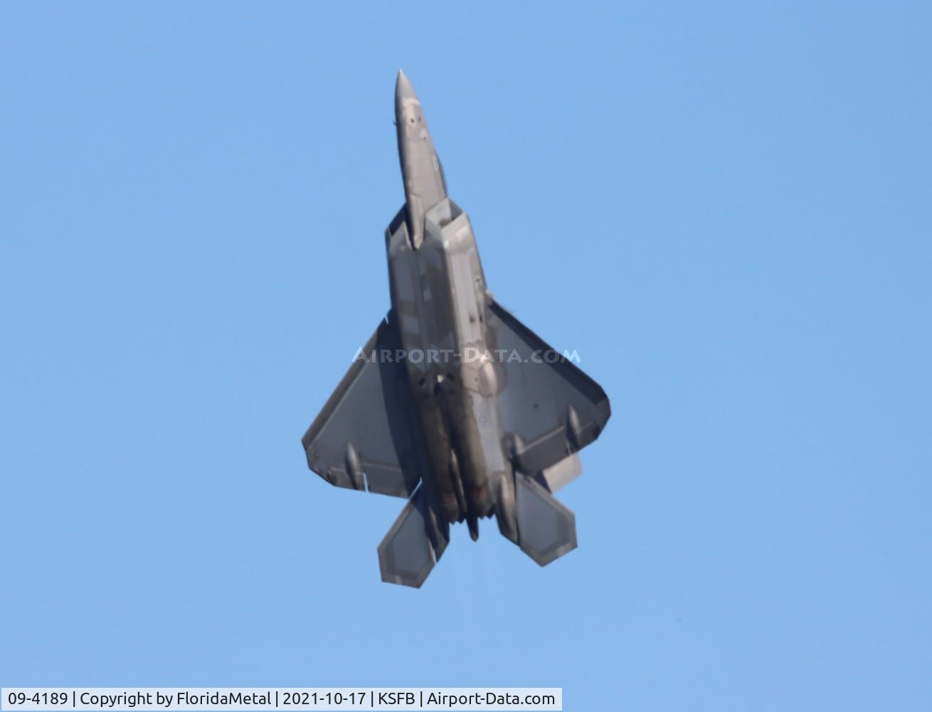 Aircraft 09-4189, 2009 Lockheed Martin F-22A Raptor, c/n 645-4189, F-22A zx, at KSFB, photo by FloridaMetal