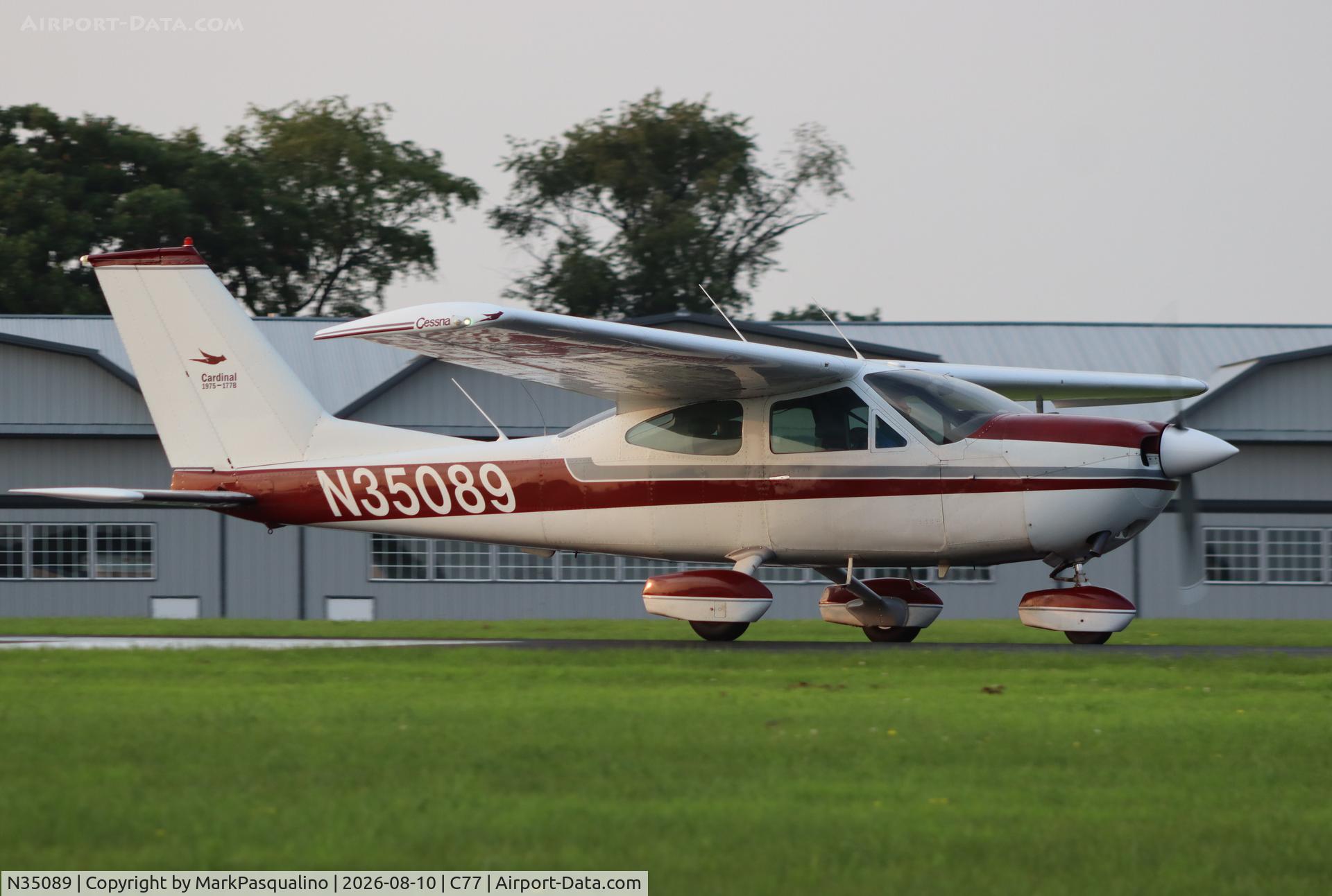 Aircraft N35089, 1974 Cessna 177B Cardinal, c/n 17702200, Cessna 177B, at C77, photo by MarkPasqualino