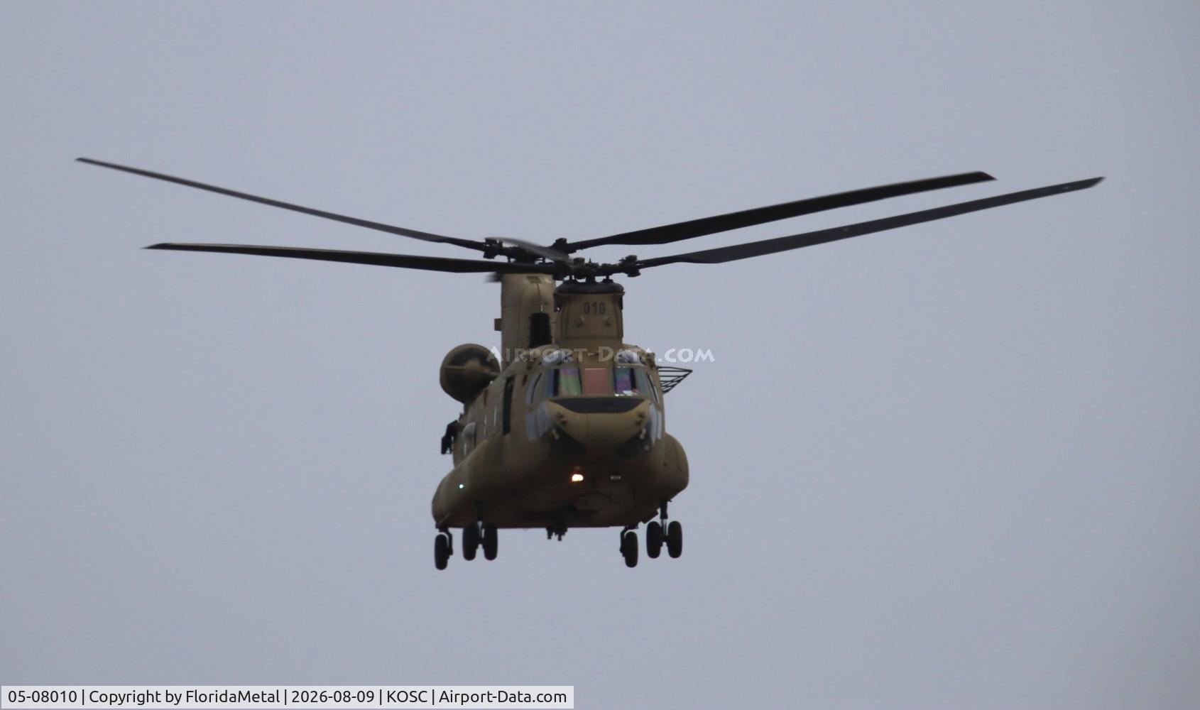 Aircraft 05-08010, 2005 Boeing CH-47F Chinook, c/n M.8010, US Army CH-47F zx in Michigan for Operation Northern Strike, at KOSC, photo by FloridaMetal